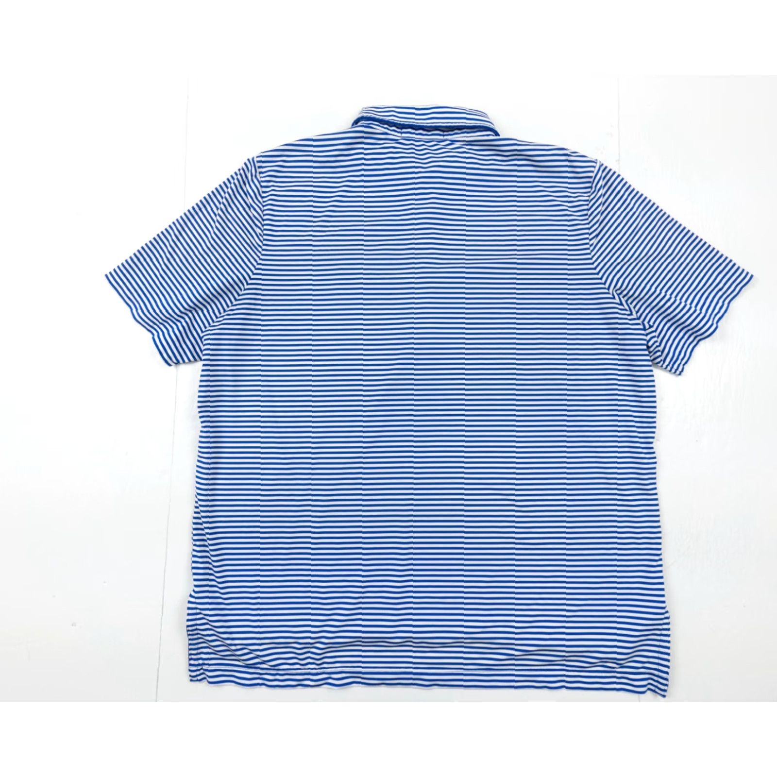RLX Ralph Lauren VINTAGE RLX Ralph Lauren Polo Shirt Adult XL Blue 1896 Golf Striped Mens Stretch Size US XL / EU 56 / 4 - 6 Thumbnail
