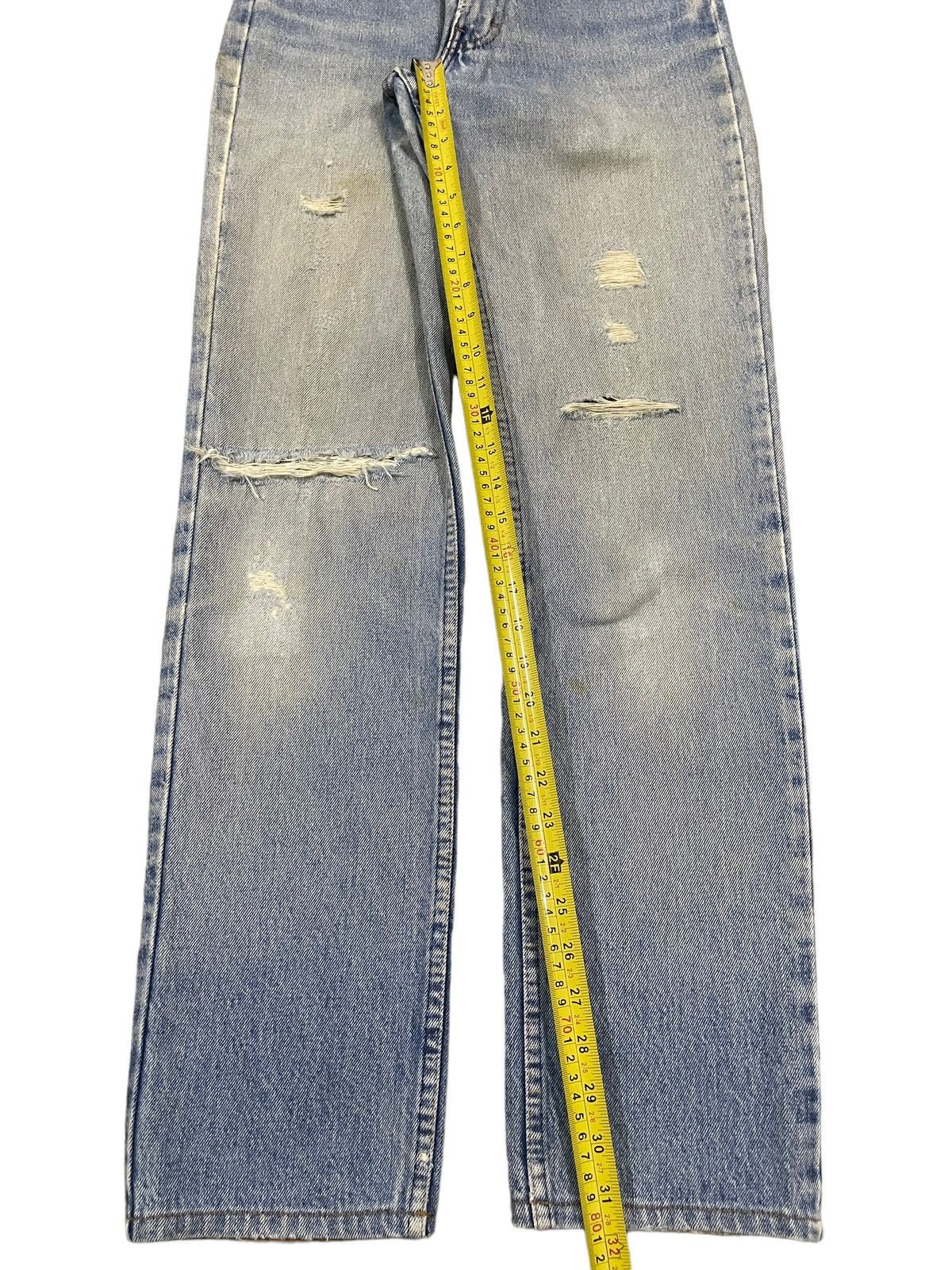 Polo Ralph Lauren Vintage 90s Made in Usa Polo Ralph Lauren Distressed Jeans Size US 27 - 12 Thumbnail