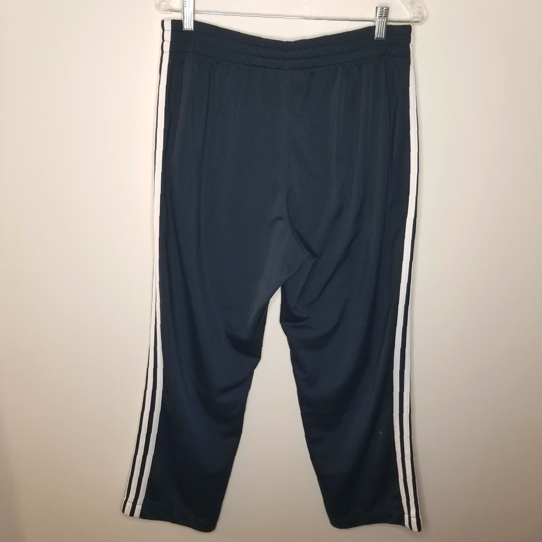 Adidas ADIDAS Pants Sweatpants Activewear Men M Striped Blue White Size M Size US 31 - 4 Thumbnail