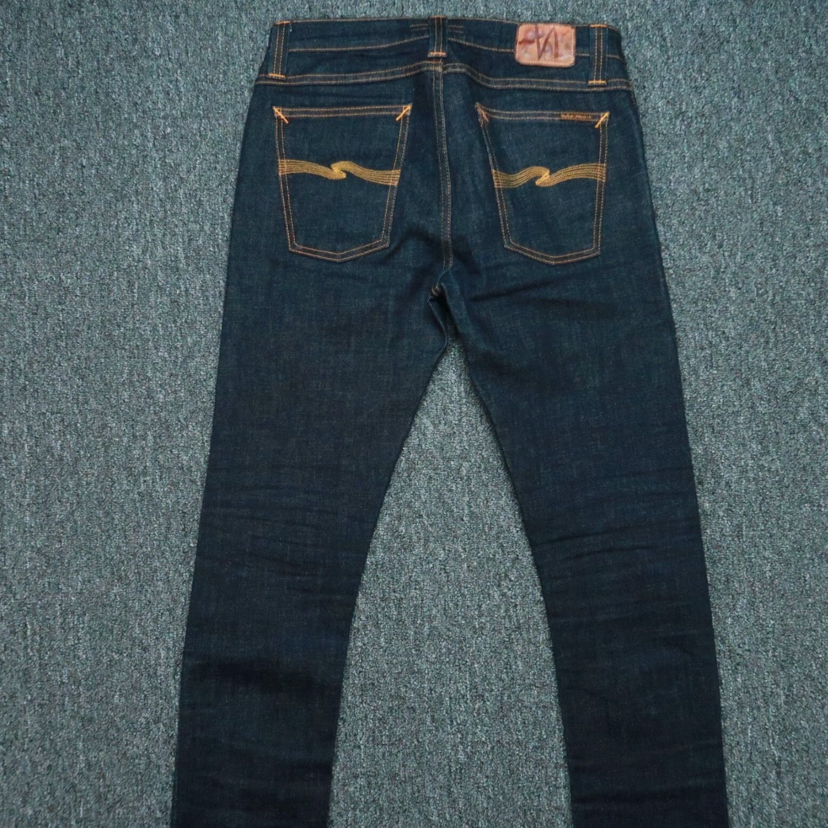Nudie Jeans Nudie Jeans Mens 29x32 Blue Jeans Slim Regular Denim 5-Pocket Belt Loops Cotton Vintage No N/A Size US 29 - 4 Thumbnail
