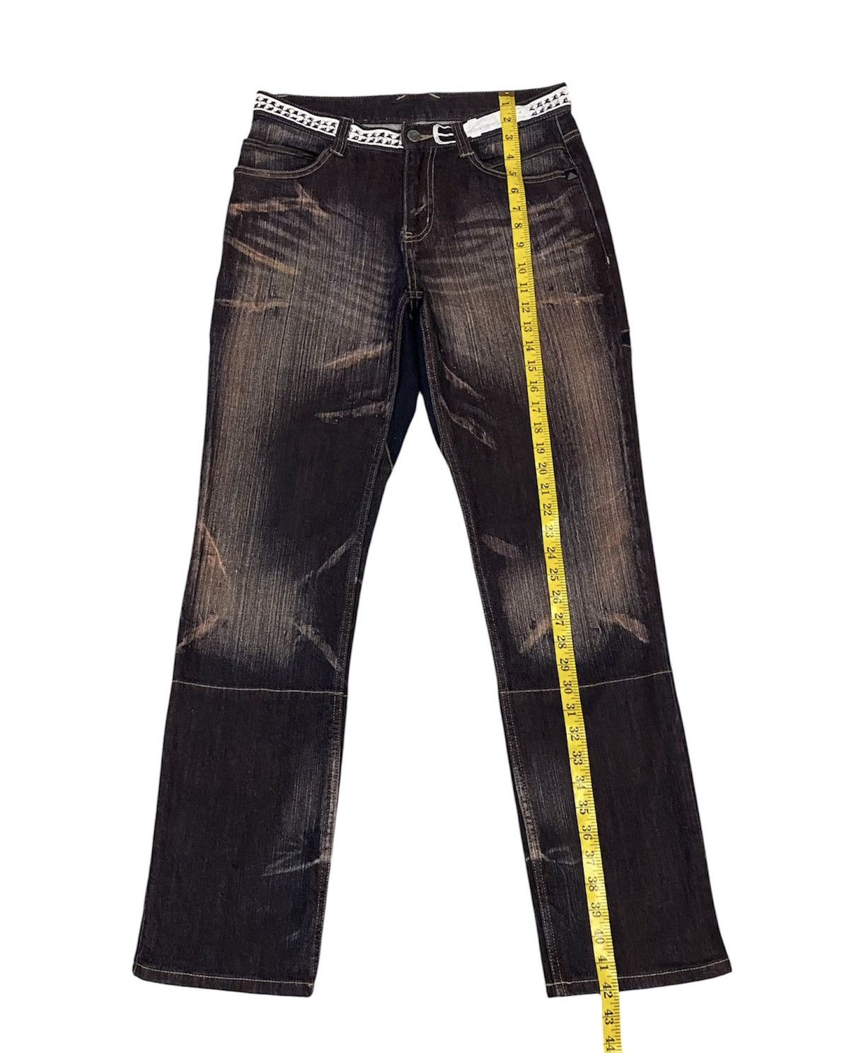 PPFM PPFM Star Mud-Wash Stretch Denim Pants Size US 30 / EU 46 - 14 Thumbnail