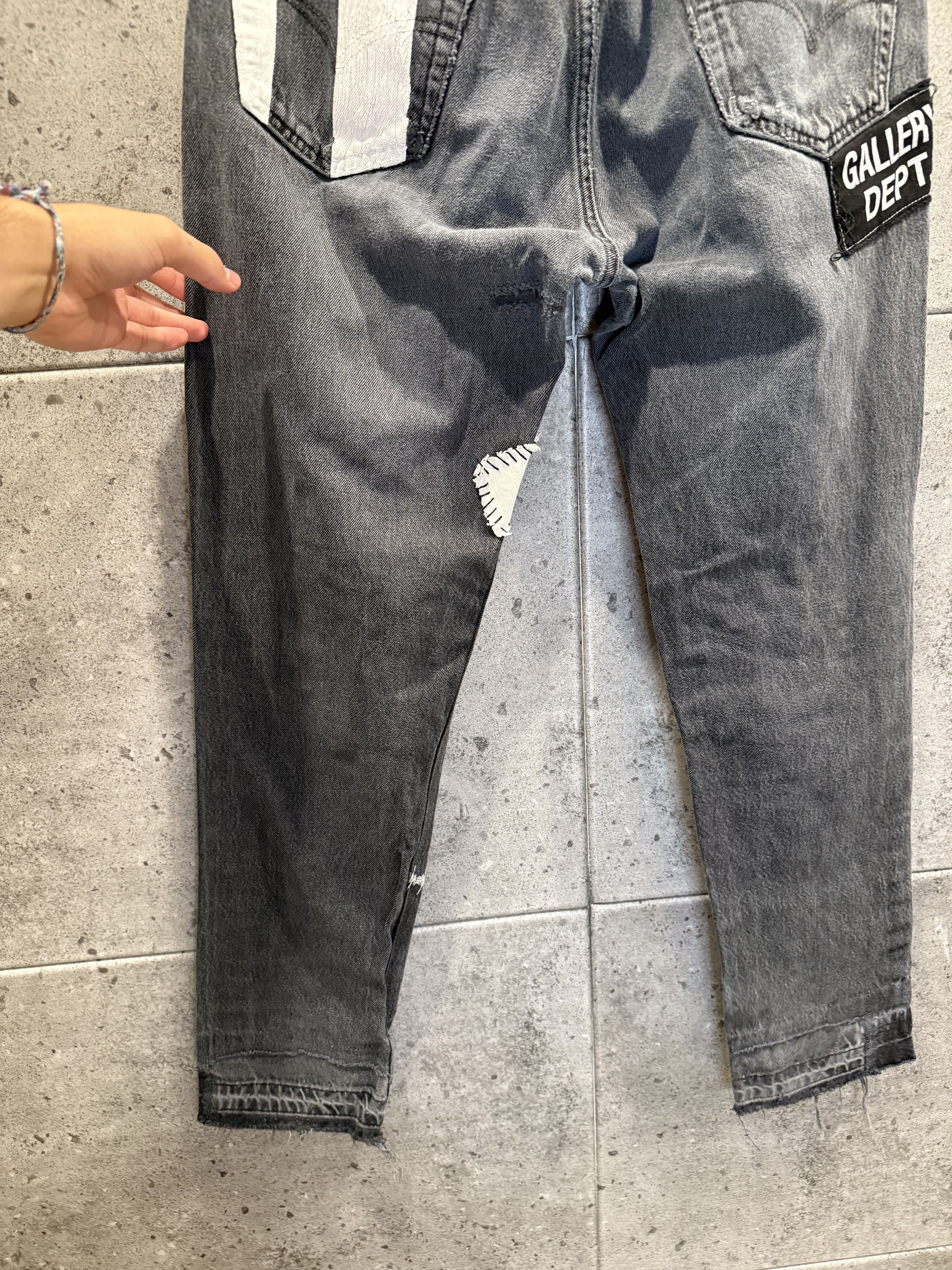 Gallery Dept. Gallery dept fuck face distressed denim Size US 33 - 6 Thumbnail