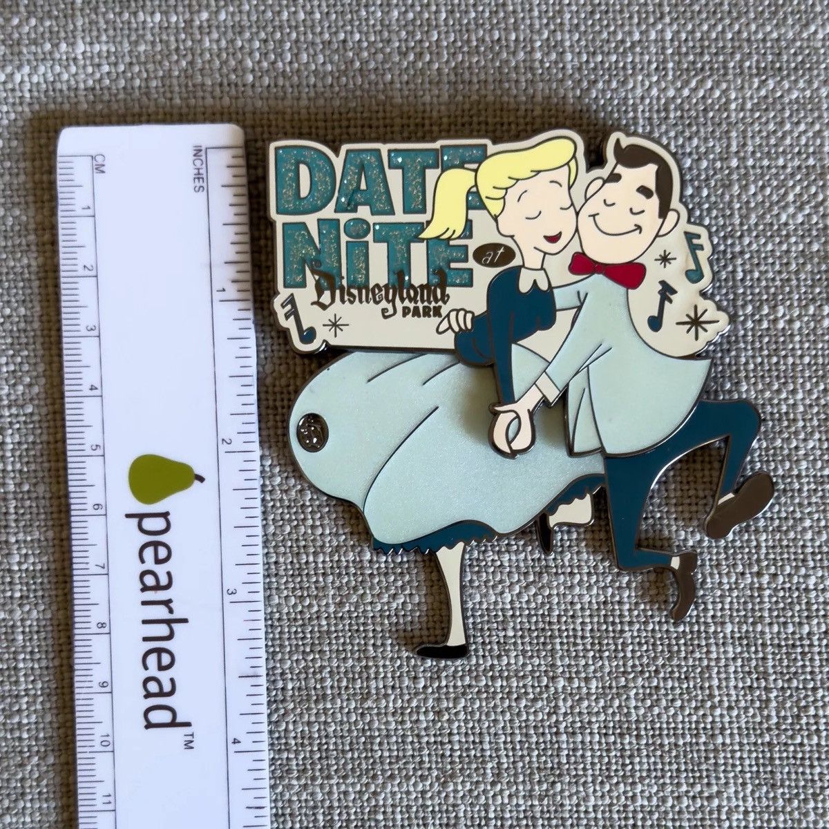 Disney Date Nite Disneyland 2016 Retro Couple Dancing Jumbo Pin LE Size ONE SIZE - 6 Thumbnail