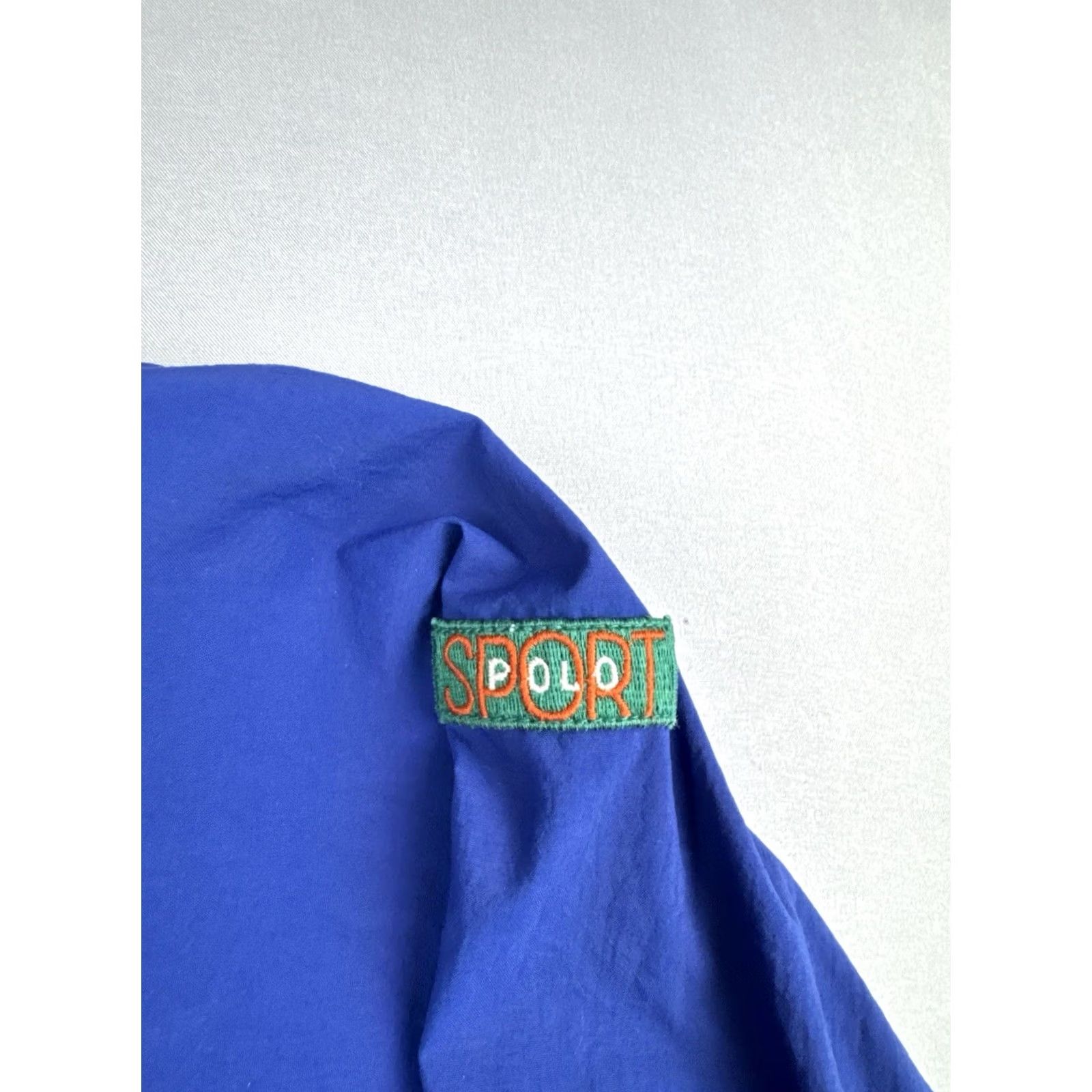 Polo Ralph Lauren VINTAGE Polo Ralph Lauren Sport Windbreaker Jacket Orange Blue Hooded L Mens Size US L / EU 52-54 / 3 - 4 Thumbnail