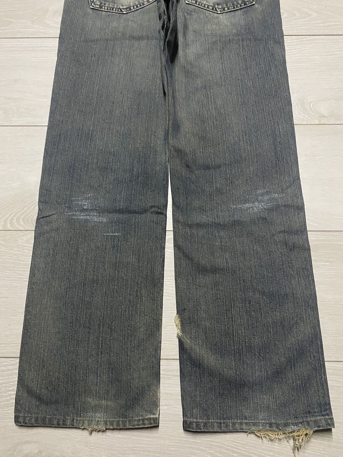 Edwin Vintage Japanese Brand Edwin 503 Faded Distressed Jeans Size US 31 - 6 Thumbnail