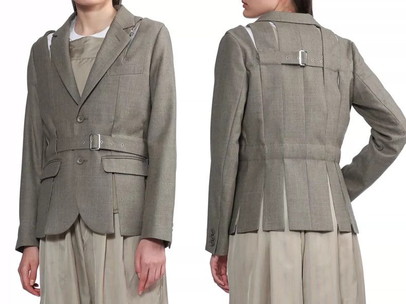 Comme des Garcons Comme Des Garcons Buckle split blazer Size S / US 4 / IT 40 - 3 Thumbnail