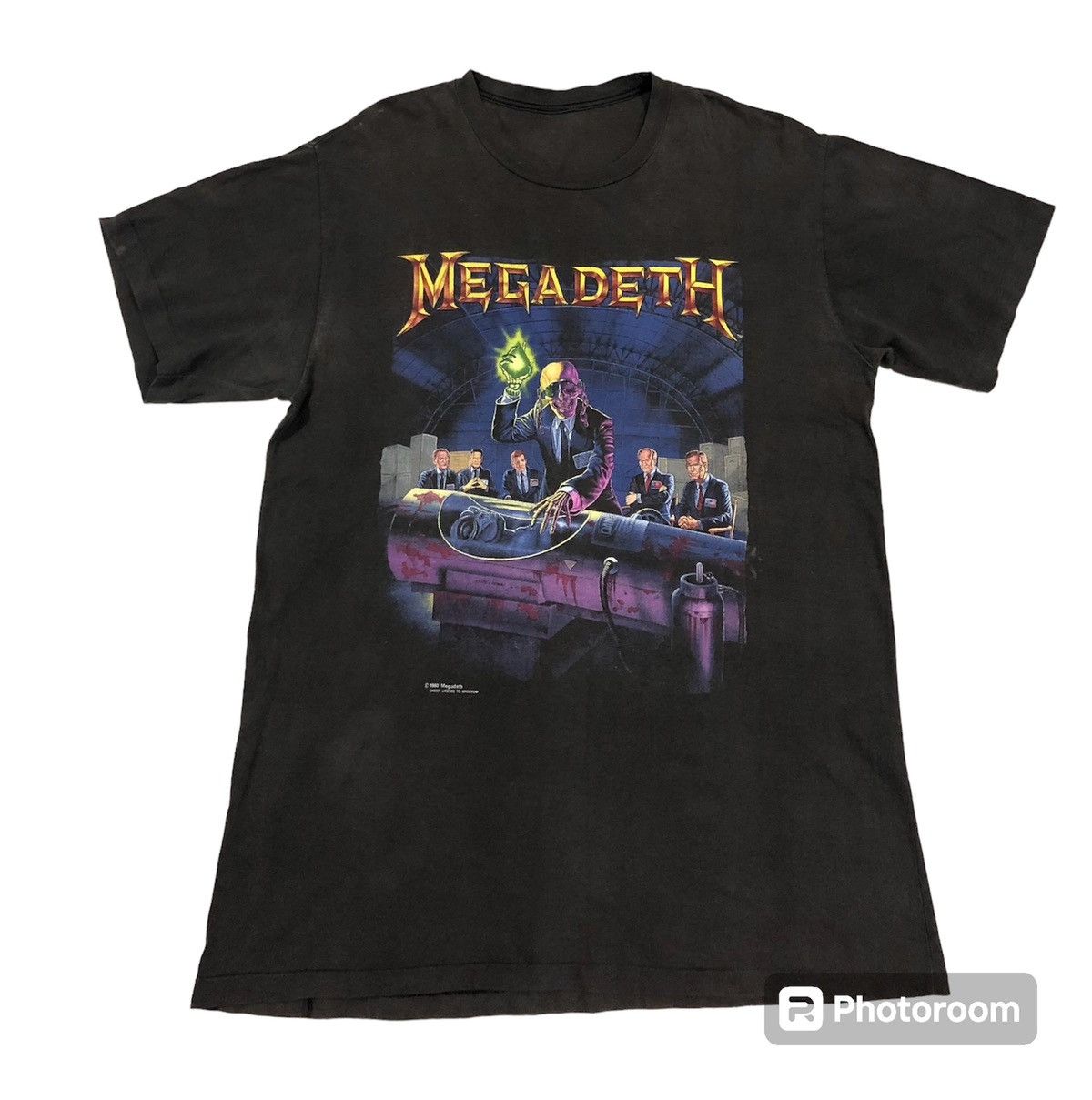 Band Tees × Megadeth × Vintage Vintage Megadeth 90s Tshirt Size US M / EU 48-50 / 2 - 1 Thumbnail