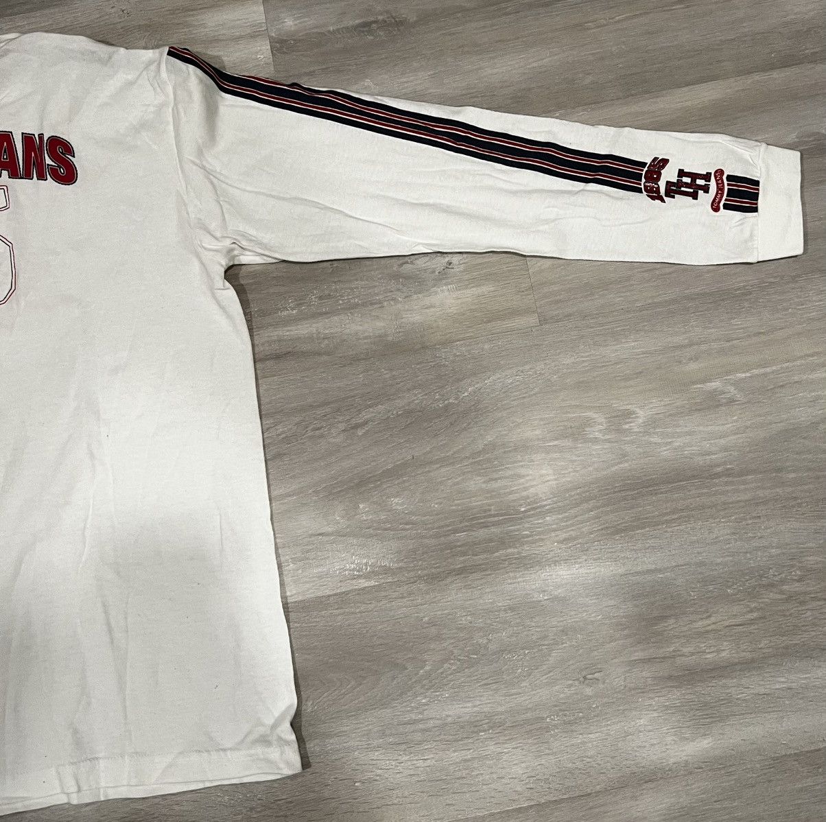 Tommy Hilfiger × Tommy Jeans × Vintage Vintage Tommy Hilfiger White Long-sleeve T-shirt Size US L / EU 52-54 / 3 - 13 Thumbnail