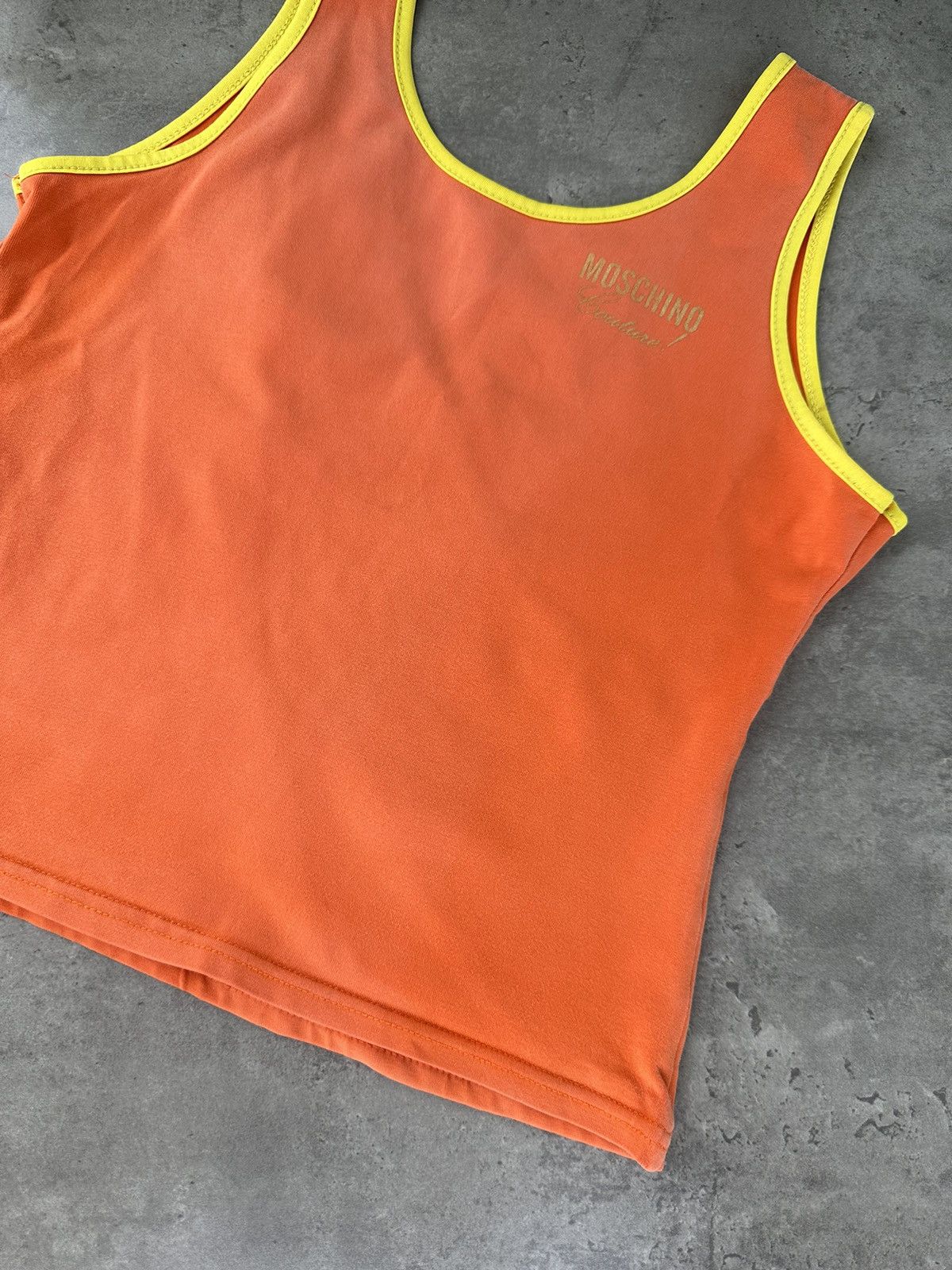 Japanese Brand Moschino Vintage Tank Top Size XS / US 0-2 / IT 36-38 - 4 Thumbnail