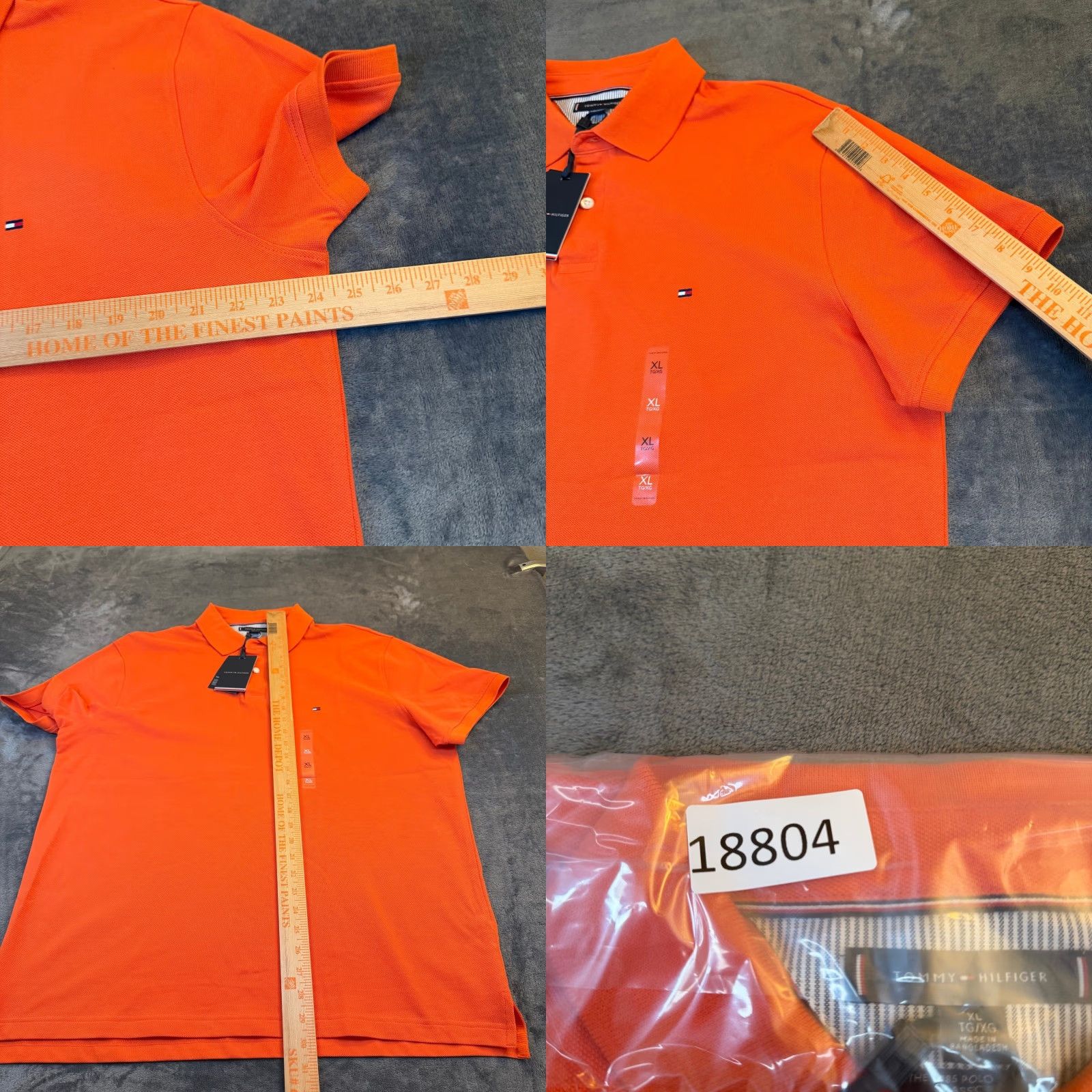 Tommy Hilfiger Tommy Hilfiger Polo Shirt Mens XL Orange Classic Fit Logo NWT Size US XL / EU 56 / 4 - 8 Thumbnail