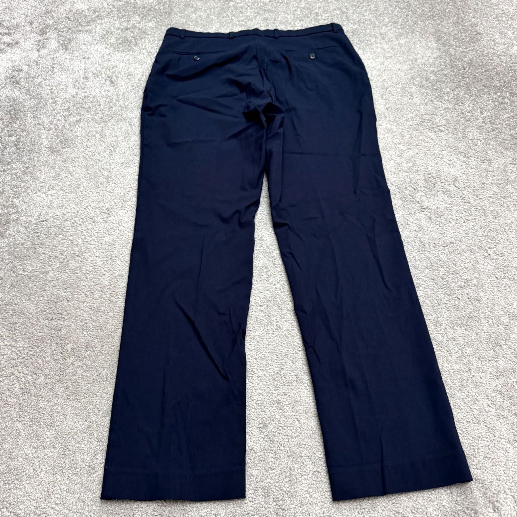 Tommy Hilfiger Tommy Hilfiger TH Flex Modern Fit Performance Chino Pants Mens 34 Navy Blue Slim Straight Mens Size US 34 / EU 50 - 2 Thumbnail