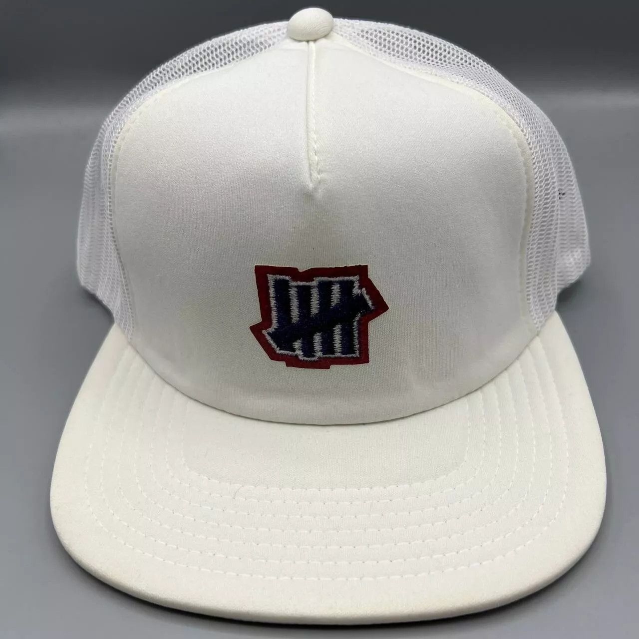 Undefeated Undefeated Logo Trucker Hat Men White Snap Back Cap New Size ONE SIZE - 1 Thumbnail