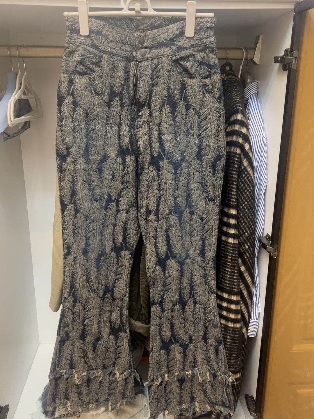 Kapital Kapital Feather Flared Pants Size 22" - 1 Thumbnail