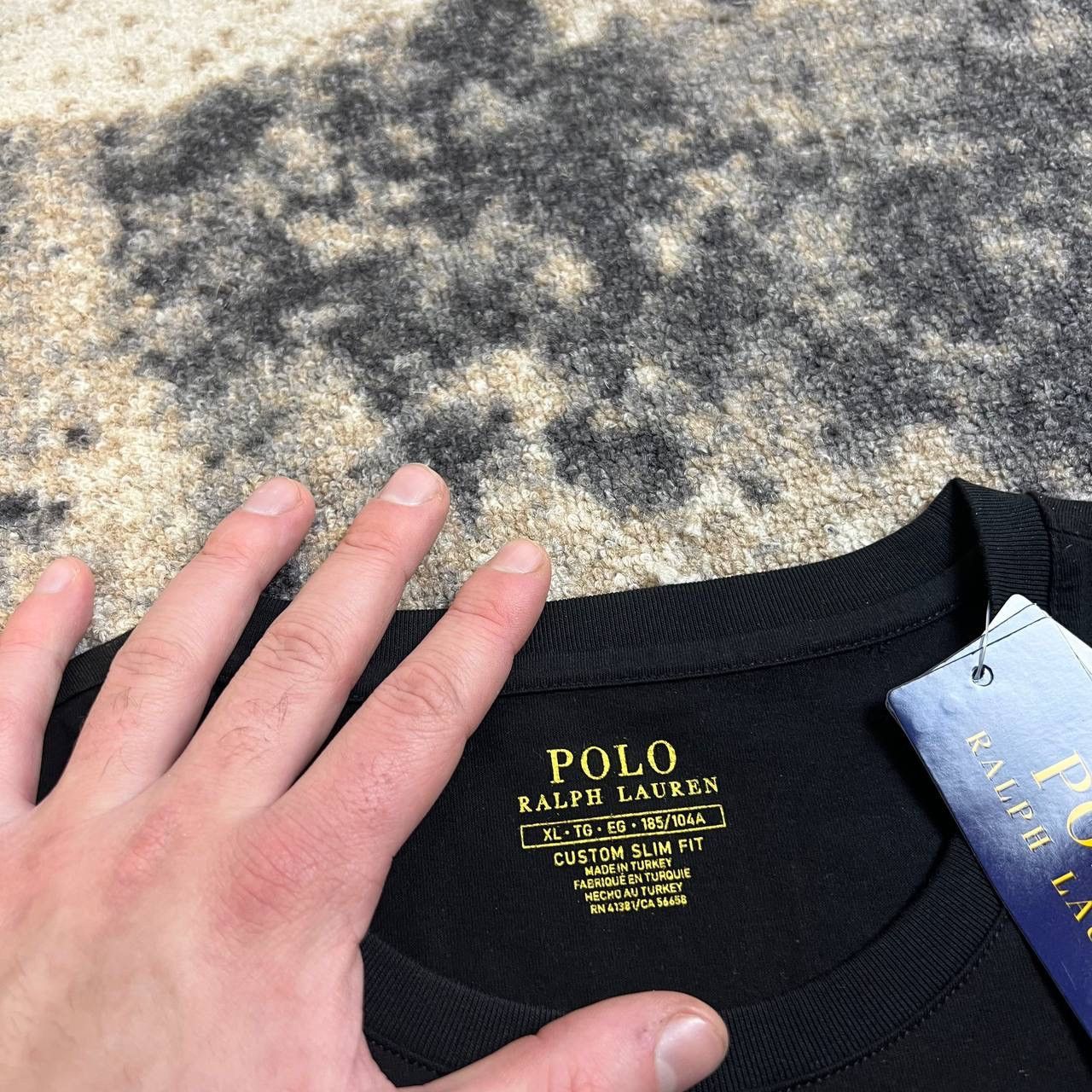 Polo Ralph Lauren Polo Ralph Lauren Luxury New Mini Logo Basic T-Shirt Size US XL / EU 56 / 4 - 5 Thumbnail