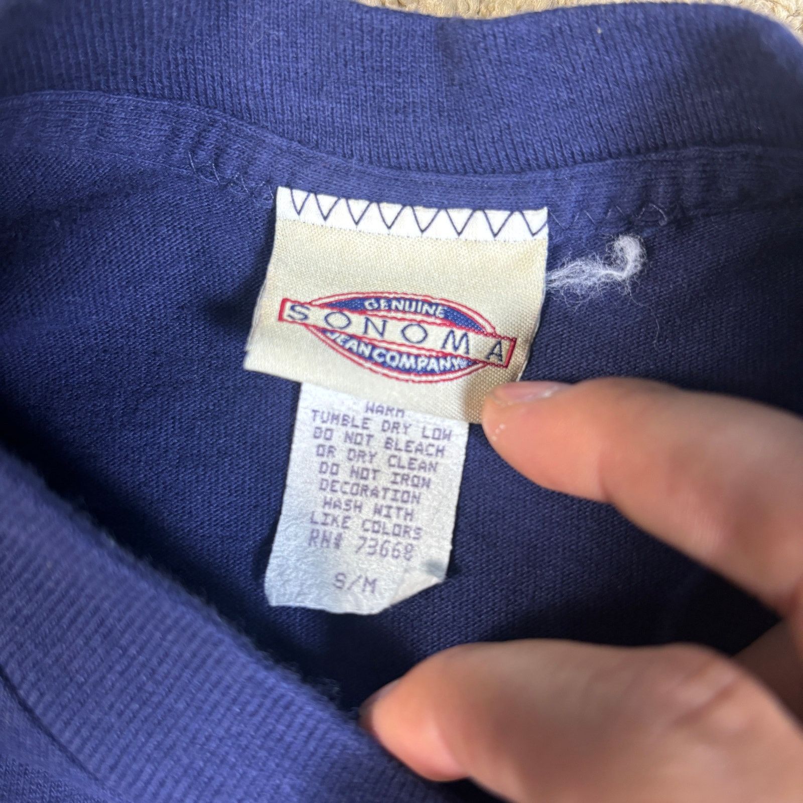 Sonoma Vintage 90s Sonoma Jean Co single stitch tshirt Small/Medium Size US S / EU 44-46 / 1 - 4 Thumbnail