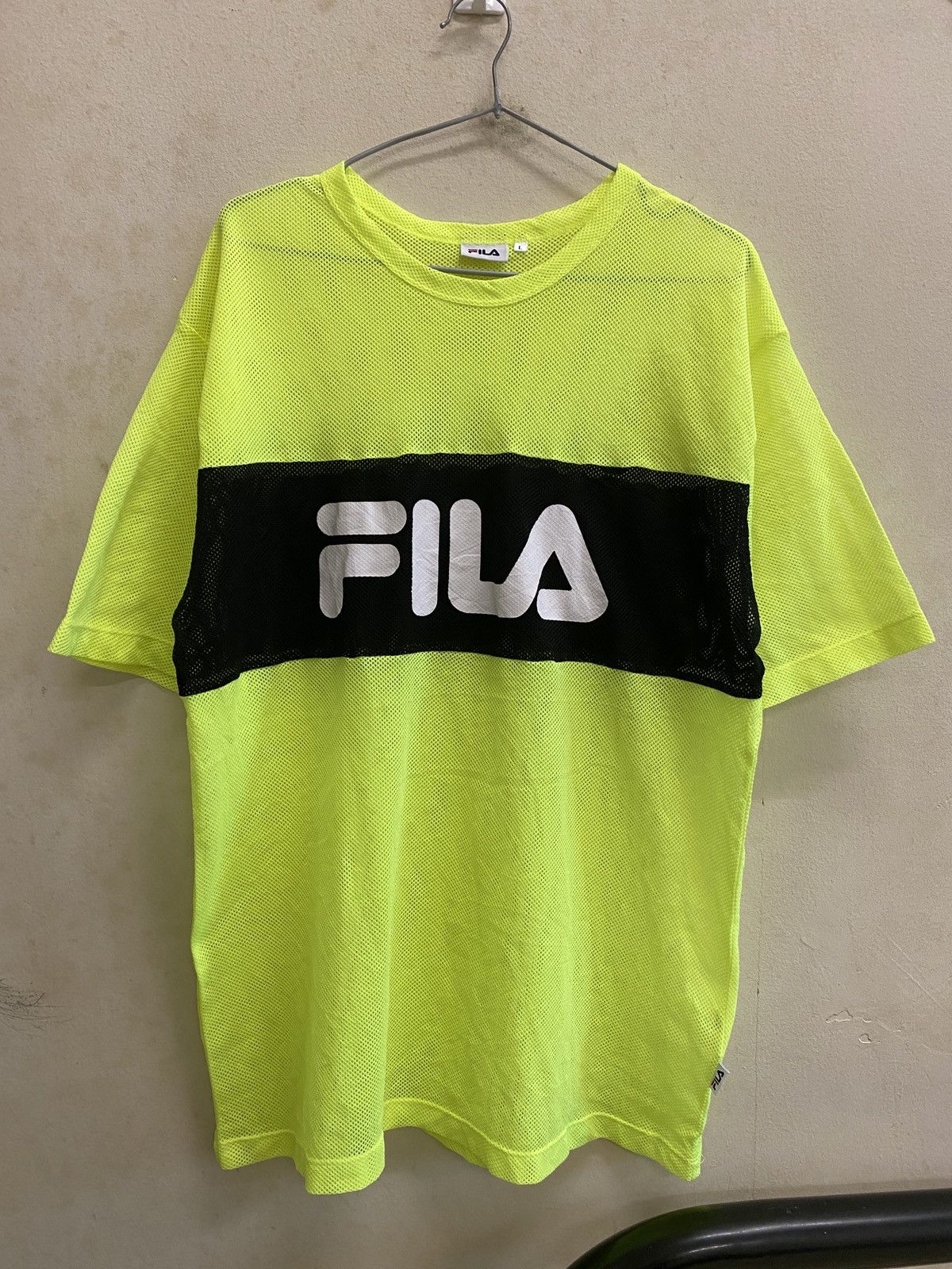 Fila × Japanese Brand FILA FISH NET T SHIRT 01LB Size US L / EU 52-54 / 3 - 1 Thumbnail