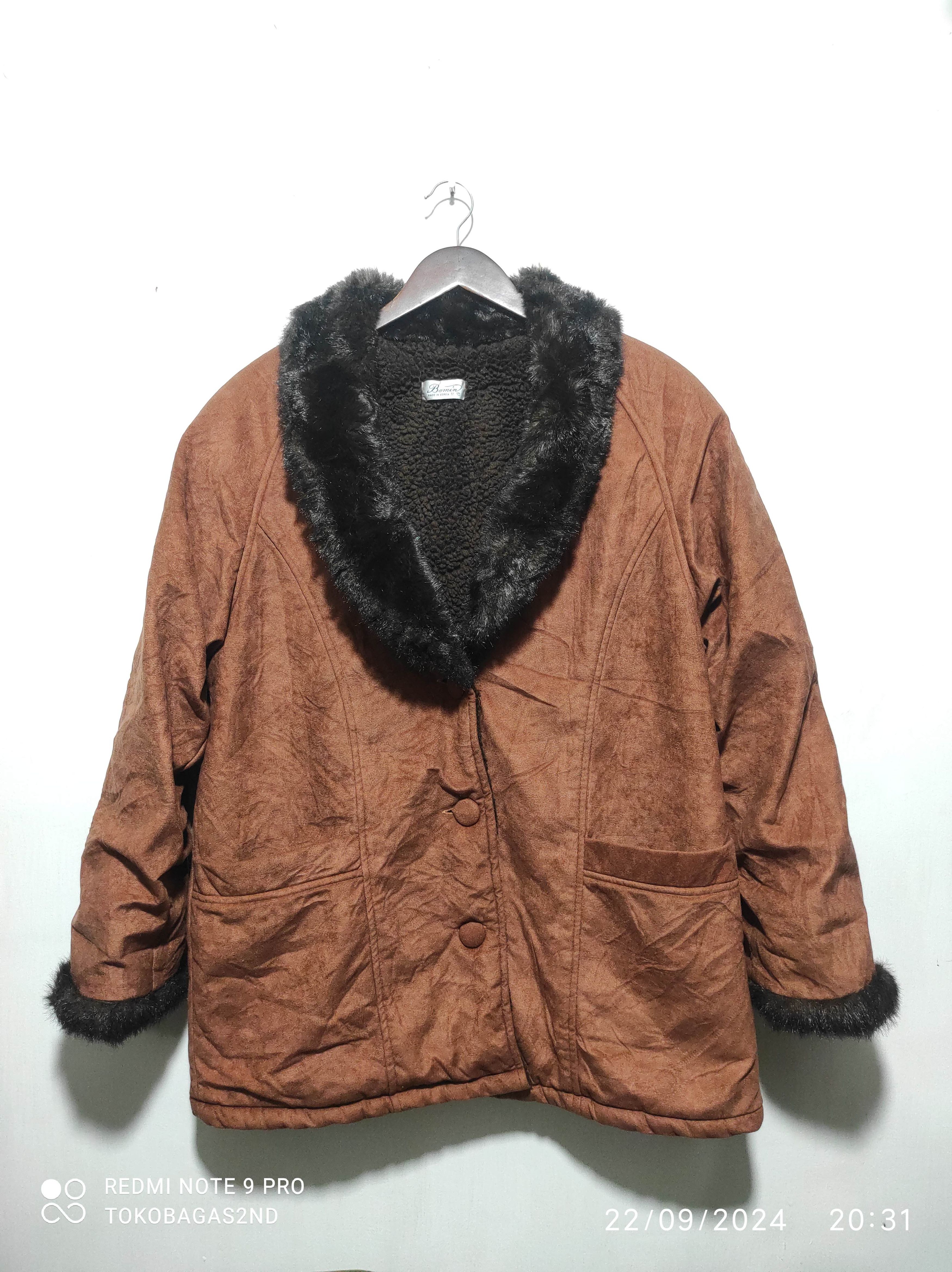 Other Bomin Suede Fur jacket Size L / US 10 / IT 46 - 2 Thumbnail