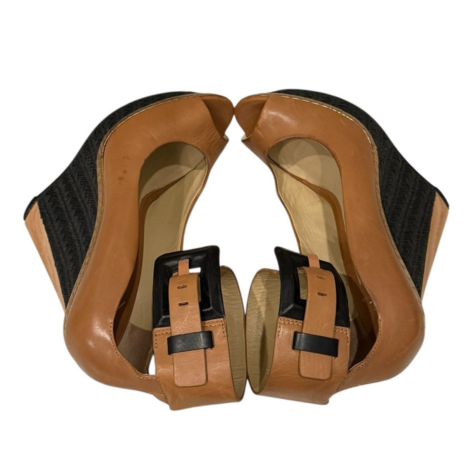 Brian Atwood Brian Atwood: Alouette Wedge High Heel Size:8 Size US 8 / IT 38 - 4 Thumbnail