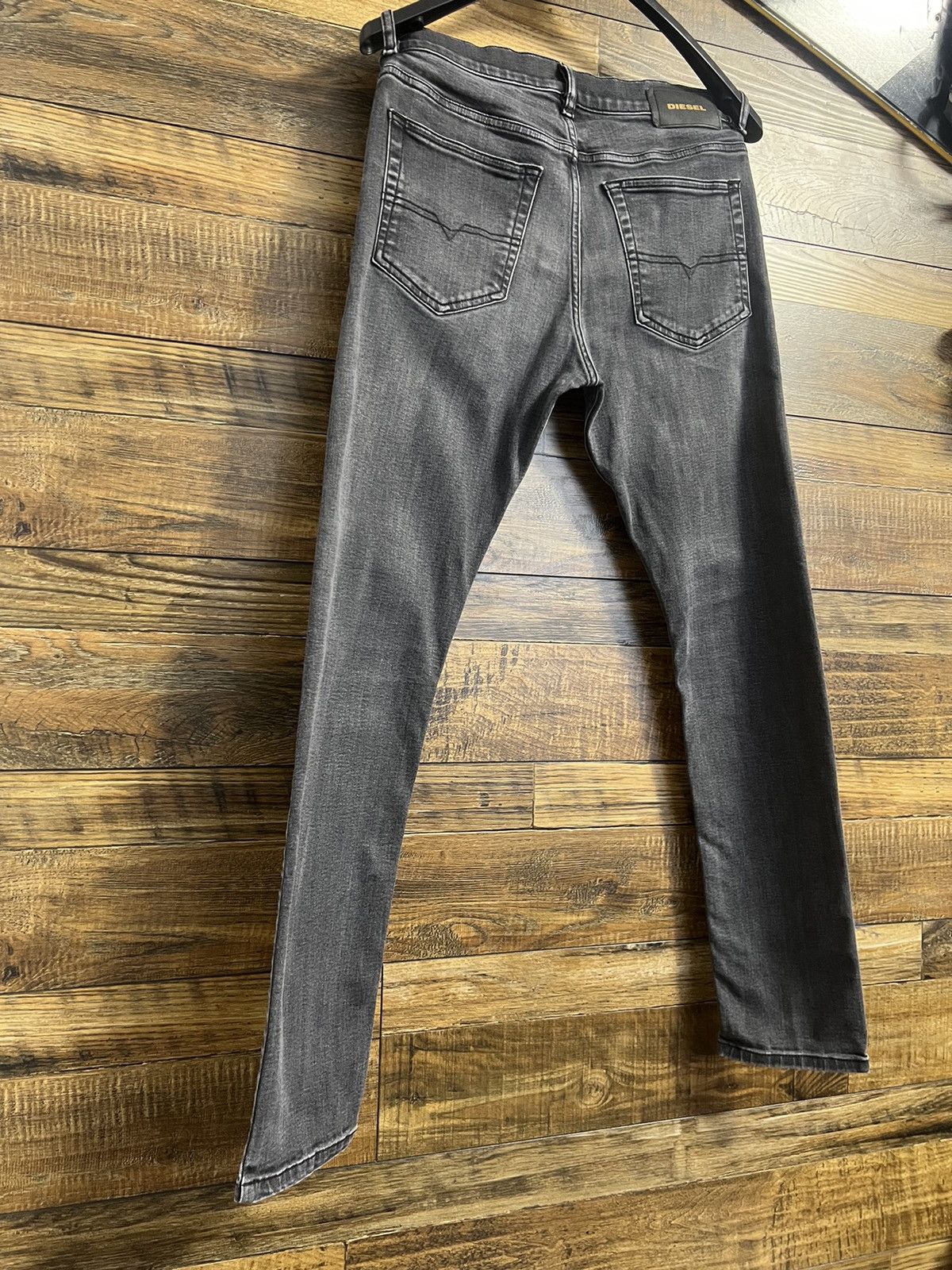 Diesel DIESEL Diesel D-Luster Grey Denim Jeans Slim Fit Stretch Size US 30 / EU 46 - 5 Thumbnail