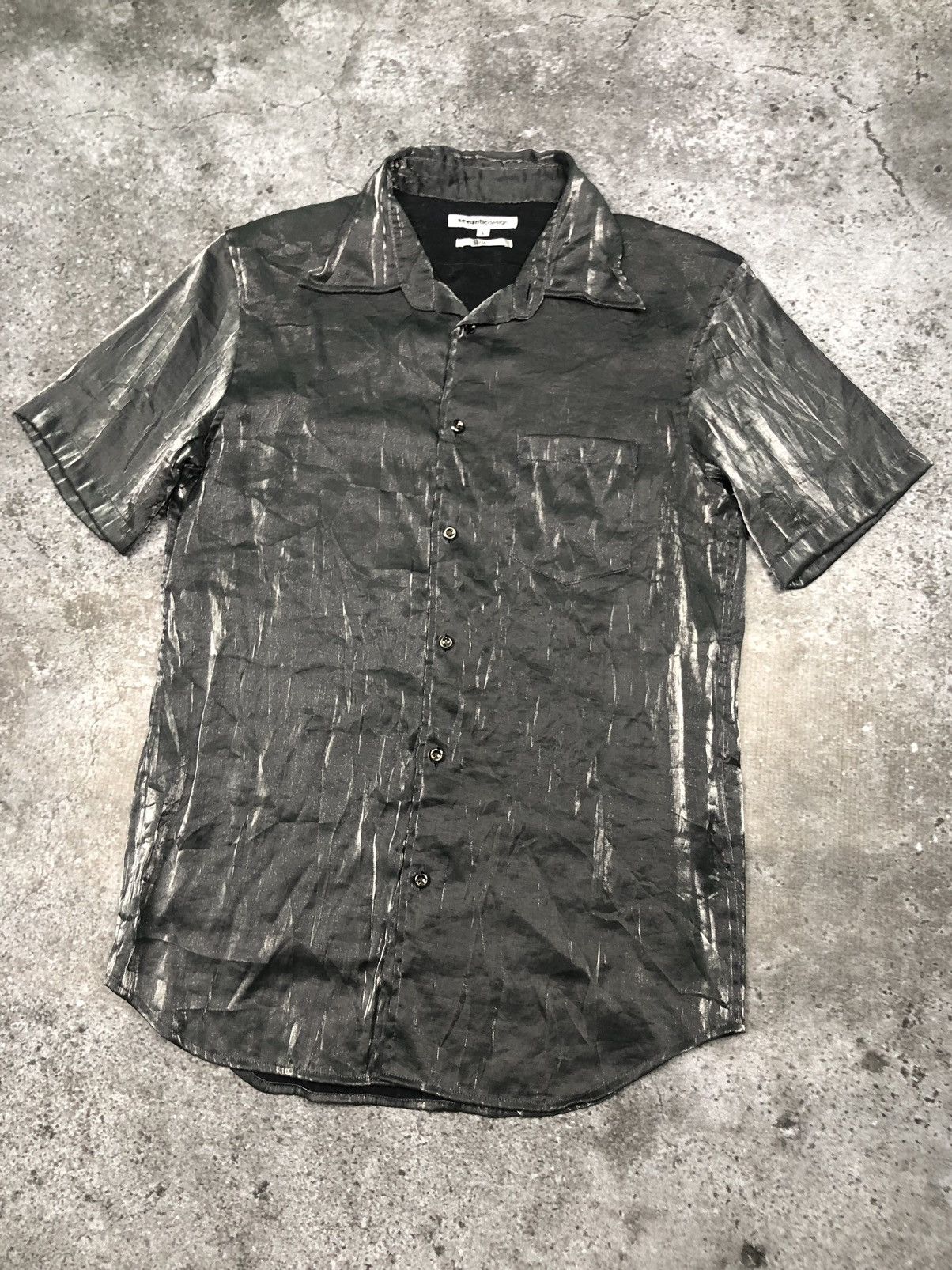 semanticdesign Semantic Design Silver Metal Button Shirt Size US L / EU 52-54 / 3 - 3 Thumbnail
