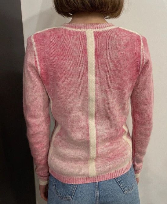 Vintage DDP Maxine Merino Wool Cashmere Button Knit Sweater Pink y2k Size S / US 4 / IT 40 - 10 Thumbnail