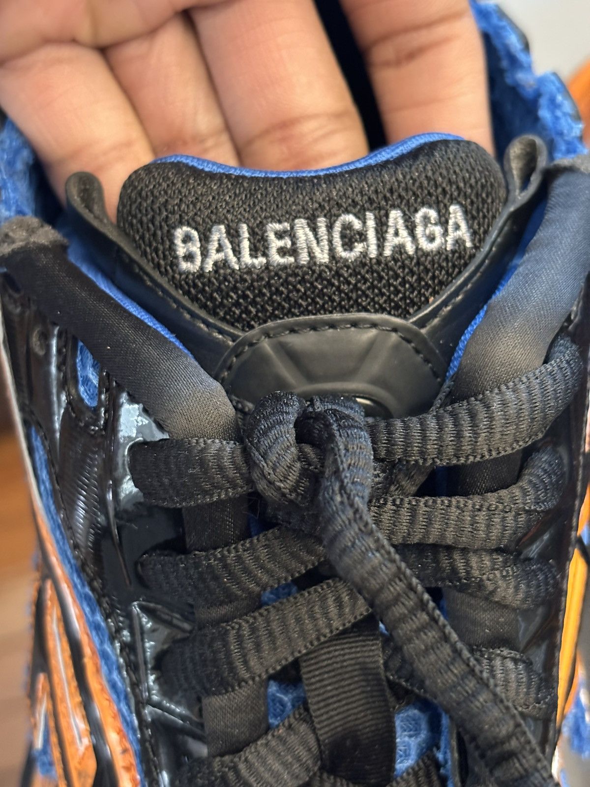 Balenciaga Balenciaga Runner Blue Orange Black Size US 10 / EU 43 - 10 Thumbnail