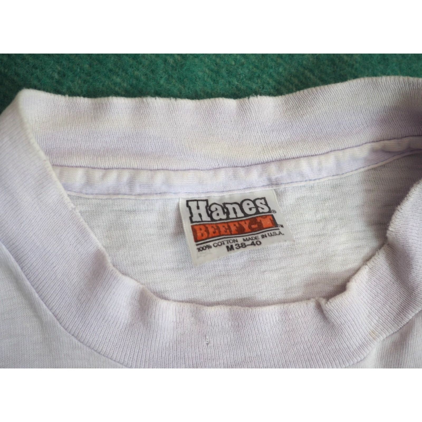 Hanes VTG 70s Hanes Miner's Cafe Roslyn WA PNW Distress Grunge Gray Tee T-Shirt M Mens Short Sleeve Graphic Tee Cotton Gray 1970s Hanes Shirt Grunge Mens Size US M / EU 48-50 / 2 - 4 Thumbnail