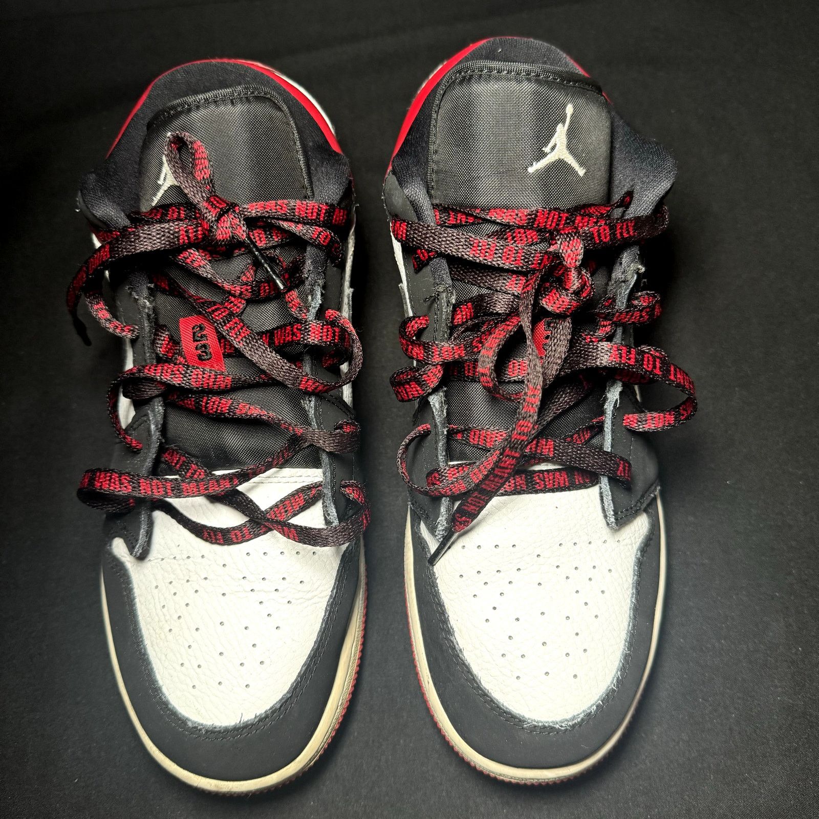 Jordan Brand × Nike Size 7 - Nike Air Jordan 1 Low GS Black Toe Men's Shoes Size US 7 / EU 40 - 4 Thumbnail