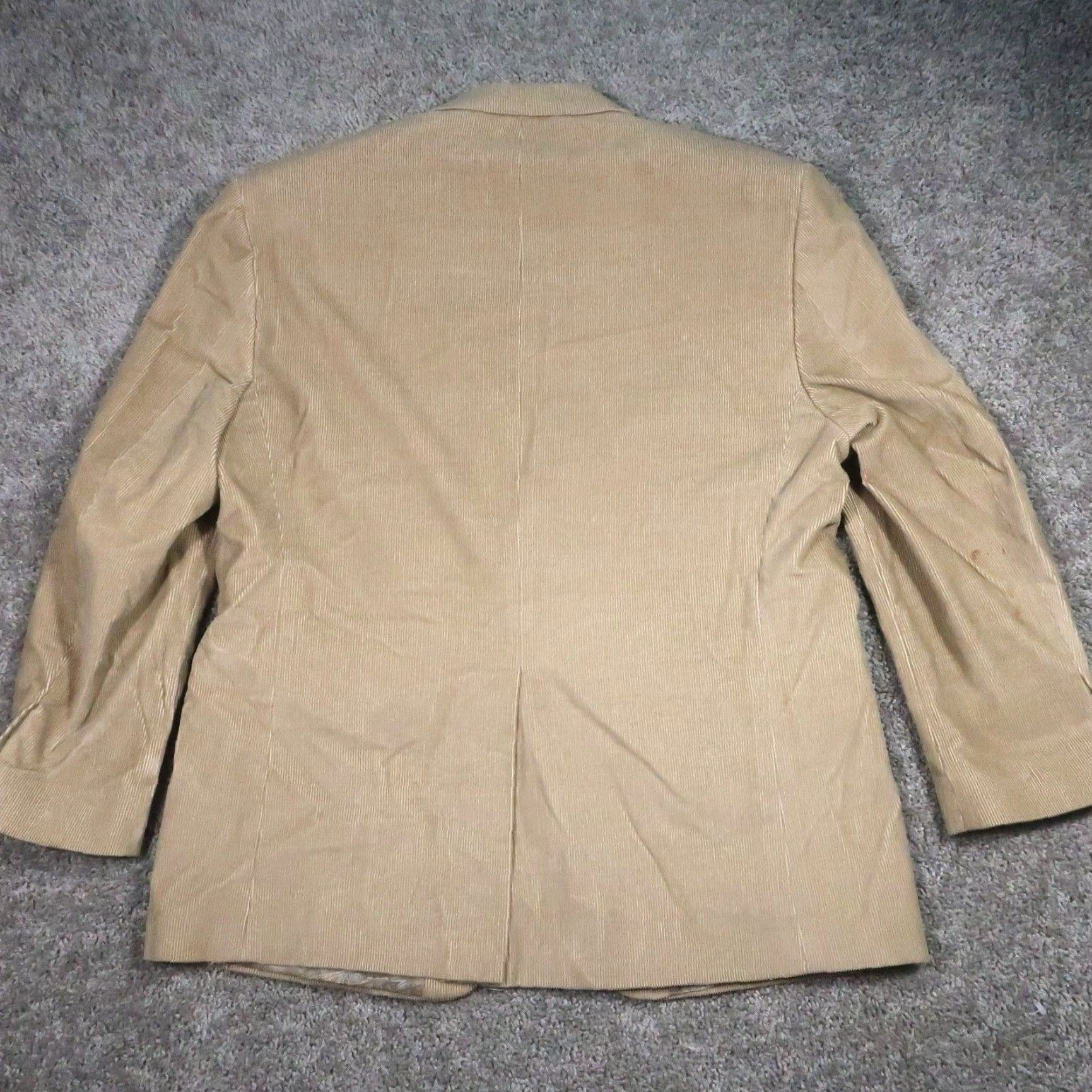 Chaps Chaps Blazer Corduroy Mens 44R Brown 2 Button Sport Coat Jacket Ralph Lauren Size 44R - 2 Thumbnail