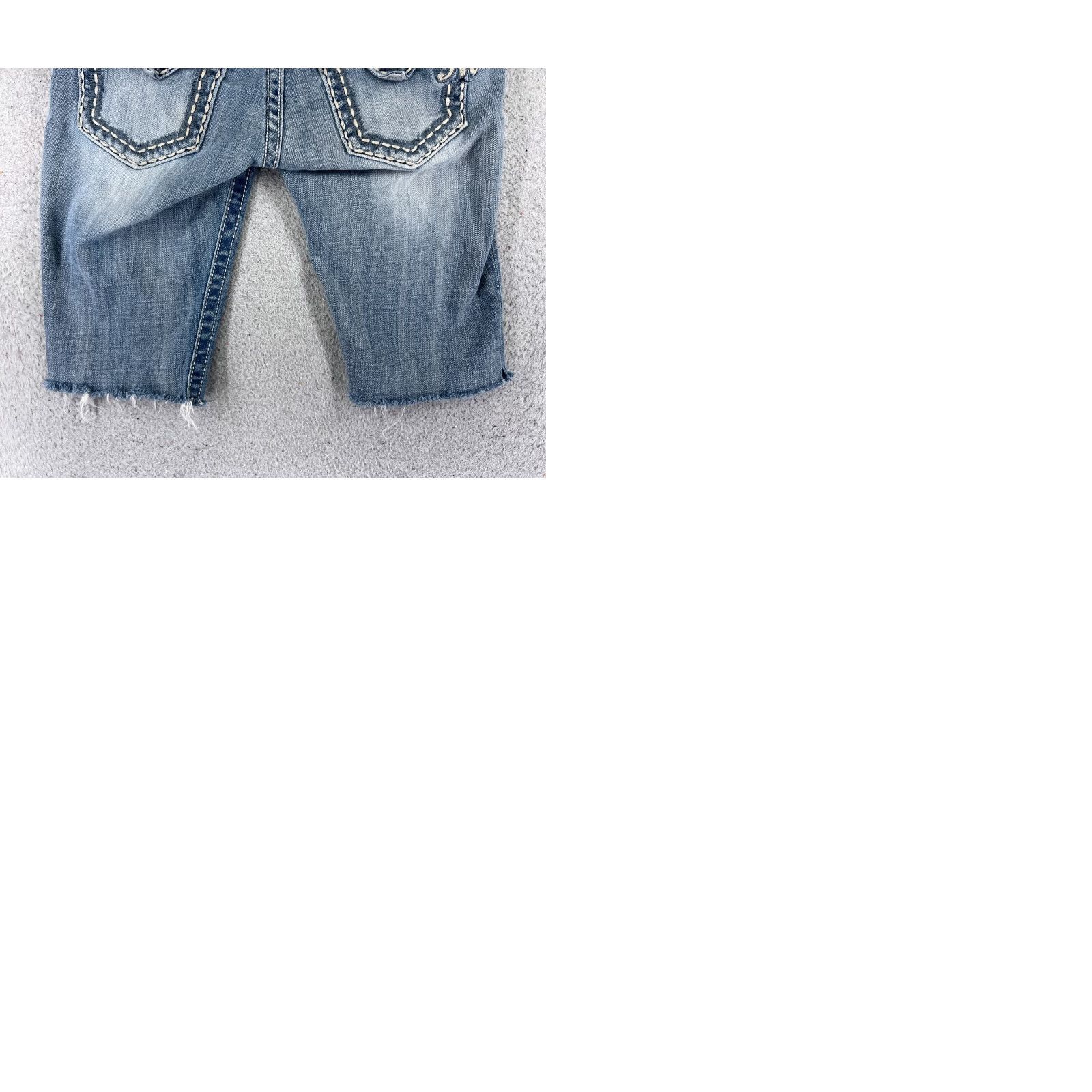 Miss Me Miss Me Shorts Womens Denim Blue 27x8 Boyfriend Embroidered Bling 5-Pocket Casual" Size 27" / US 4 / IT 40 - 10 Thumbnail