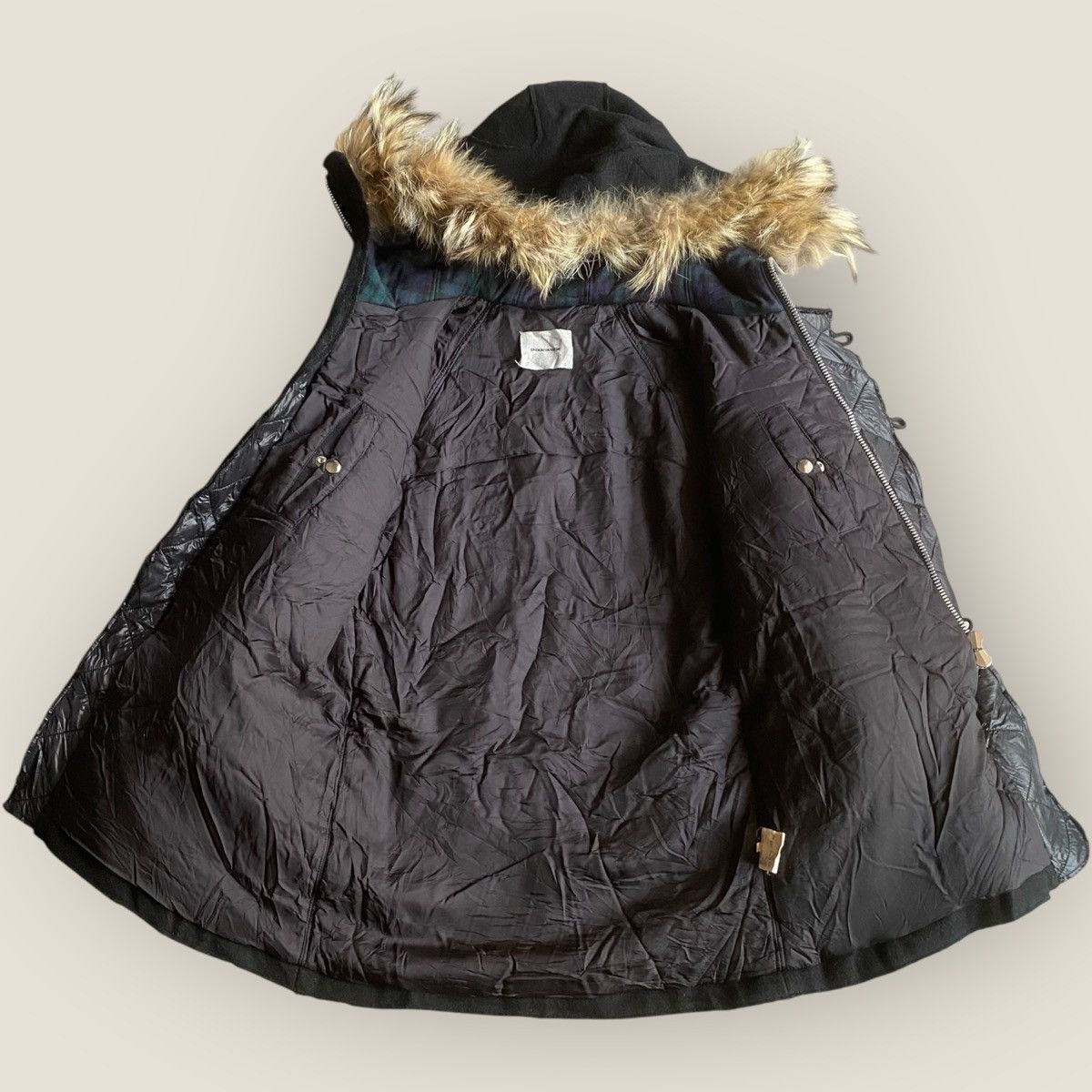 Undercover Fall12 “Psycho Color” Coyote Fur Wool Short Parkas Size US M / EU 48-50 / 2 - 9 Thumbnail