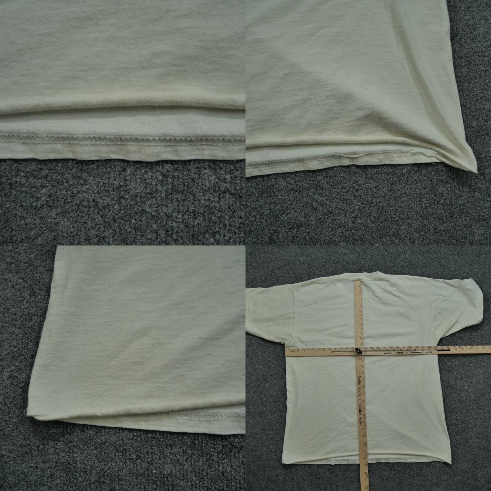 Fruit Of The Loom VINTAGE H Roe Bartle T Shirt Adult XL Cream Boy Scout Camp Distressed BSA 90s Size US XL / EU 56 / 4 - 8 Thumbnail