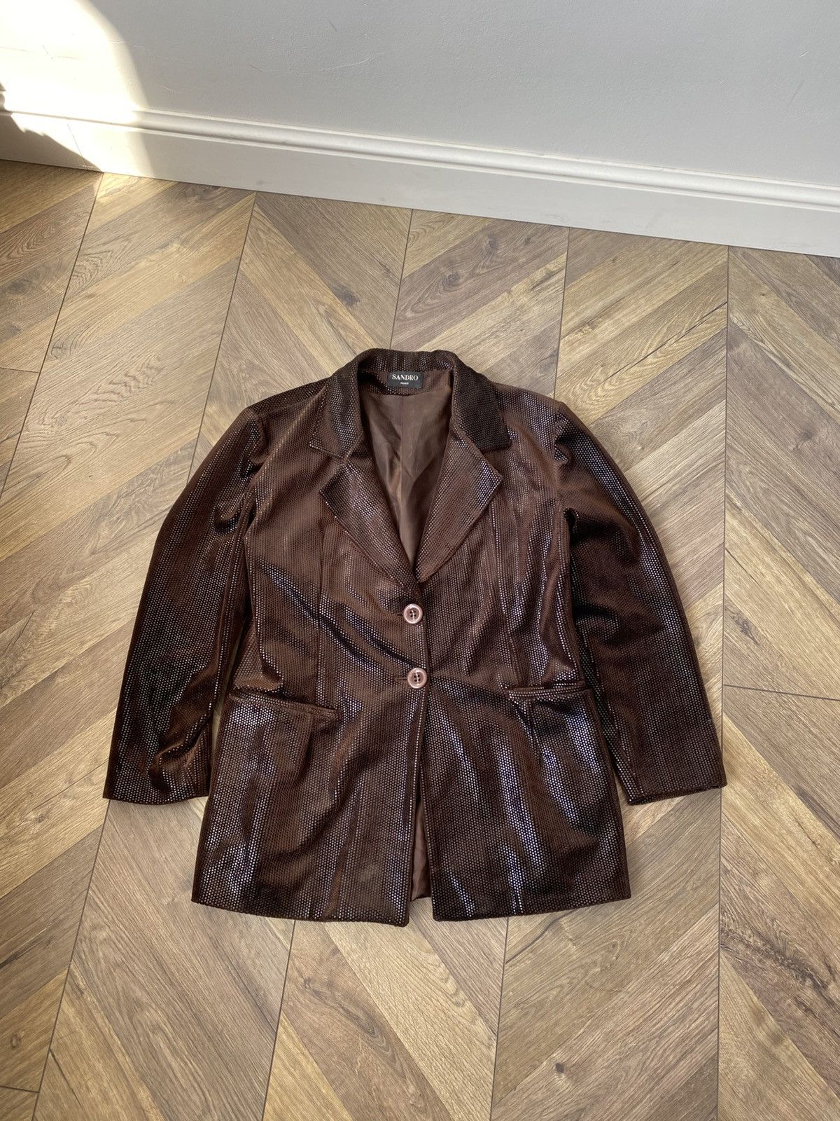 Sandro Vintage Sandro Paris Women’s Blazer Size M / US 6-8 / IT 42-44 - 2 Thumbnail