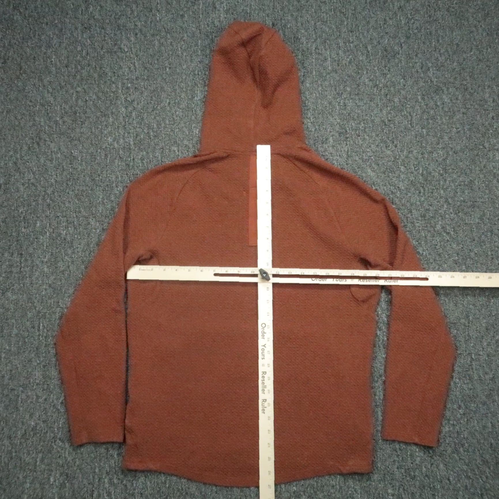 Lululemon Lululemon Hoodie Mens Small Rust Orange At Ease Pullover Long Sleeve Performance Shirt Size US S / EU 44-46 / 1 - 6 Thumbnail
