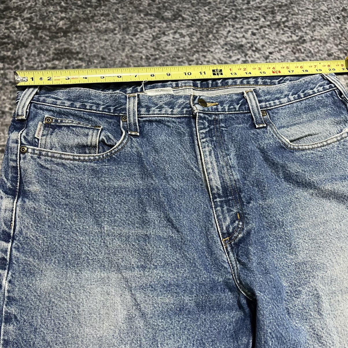 Carhartt Vintage Carhartt Blue Faded Workwear Skater 2000s Jeans Size US 40 / EU 56 - 8 Thumbnail