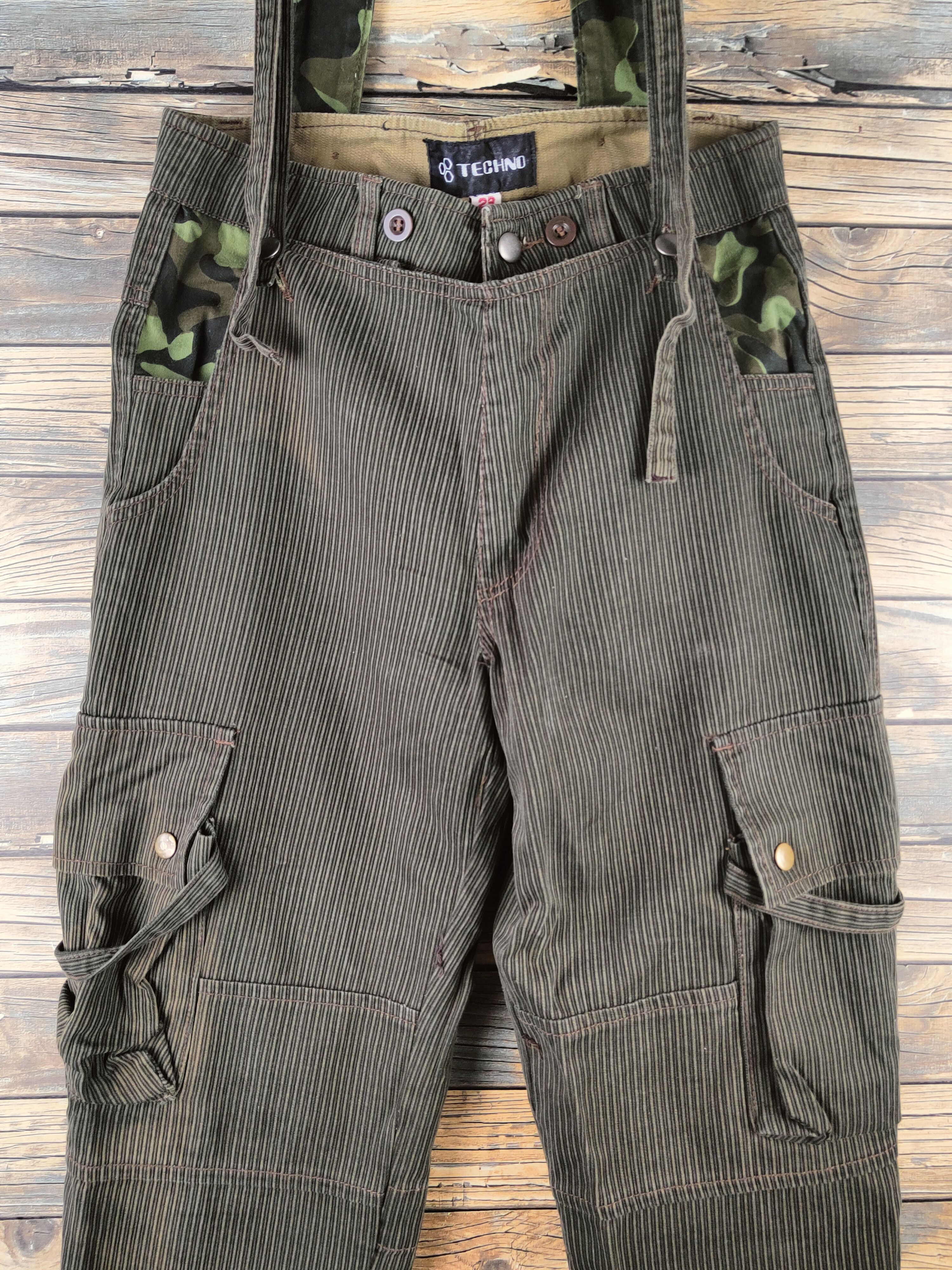 Japanese Brand D Techno Brown Sleeveless Jumpsuit Adjustable Straps #S2938 Size US 29 - 6 Thumbnail