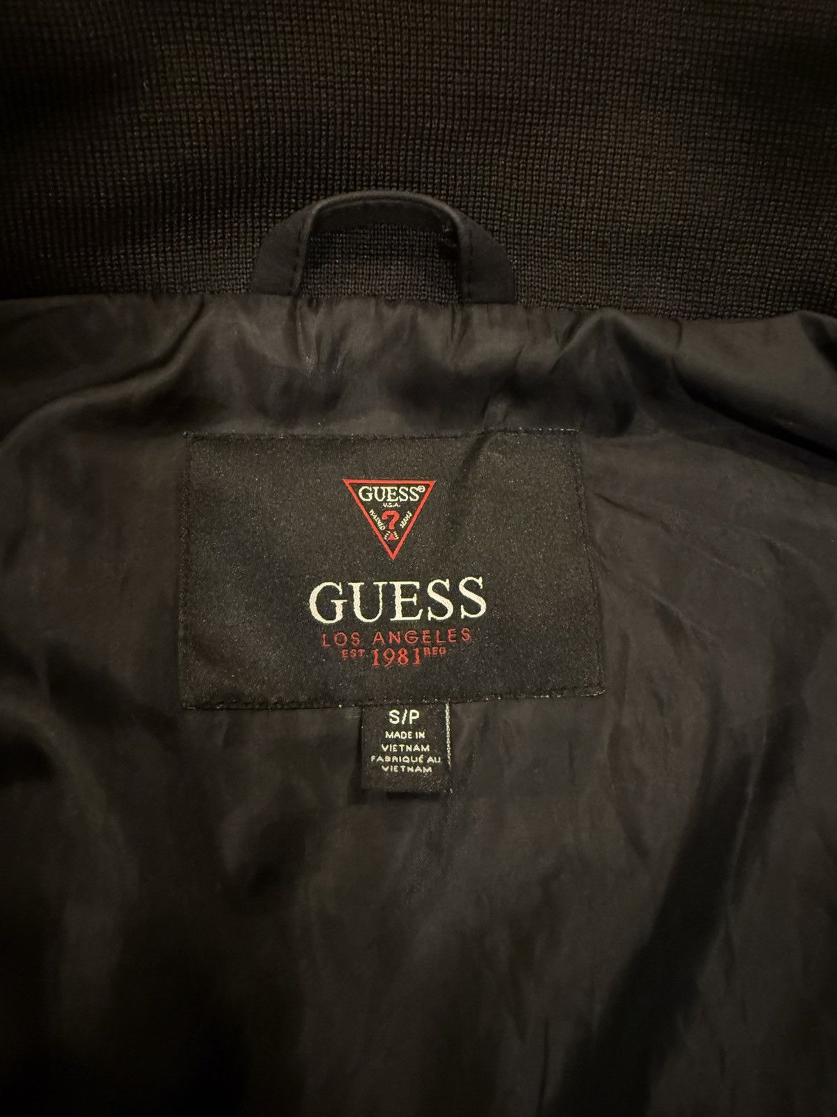 Guess Guess Men’s Black Bomber Jacket Size US S / EU 44-46 / 1 - 3 Thumbnail