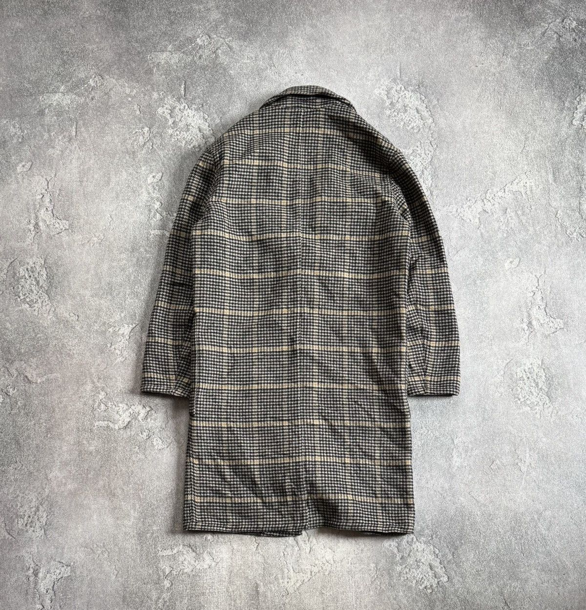 Allsaints Allsaints XS Anya Aurora Coat 🧥 Chekered wool long jacket Size US XS / EU 42 / 0 - 16 Thumbnail