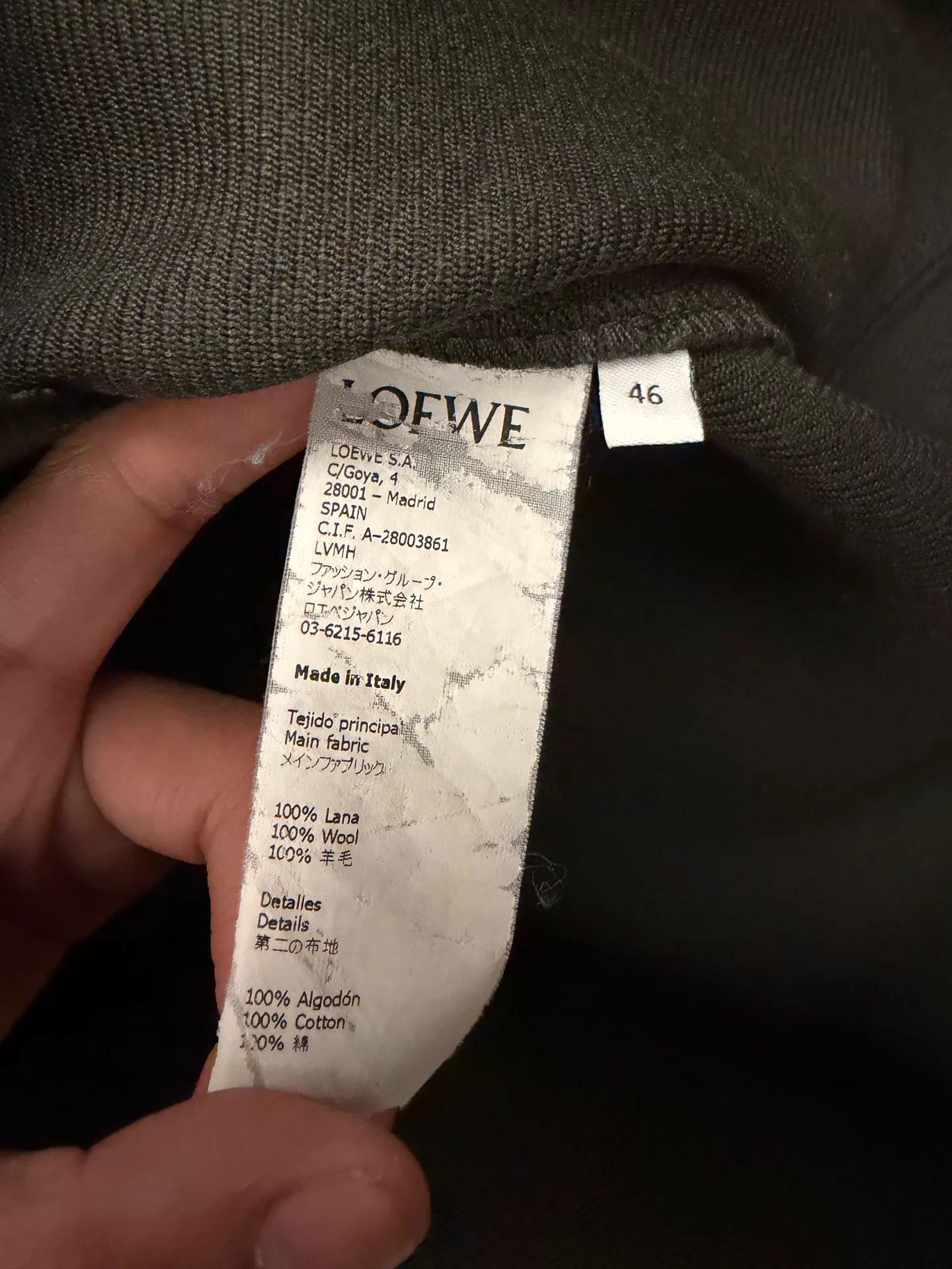 Loewe LOEWE Wool Pocket Shirt Jacket 46 New Worn Once Size US S / EU 44-46 / 1 - 4 Thumbnail