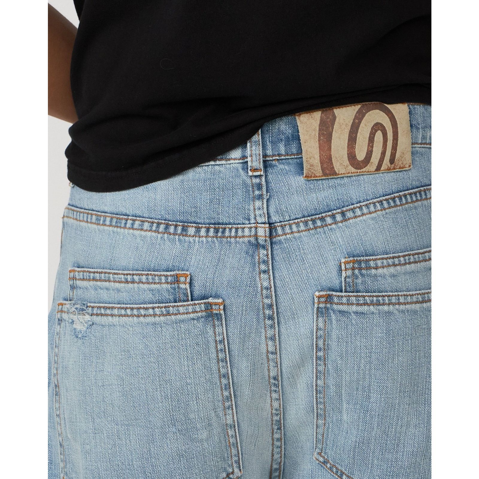 Designer Untytled 'Tie' Trouser [Washed Denim] (Sz 30, 32, 34, 36) Size US 32 / EU 48 - 5 Thumbnail