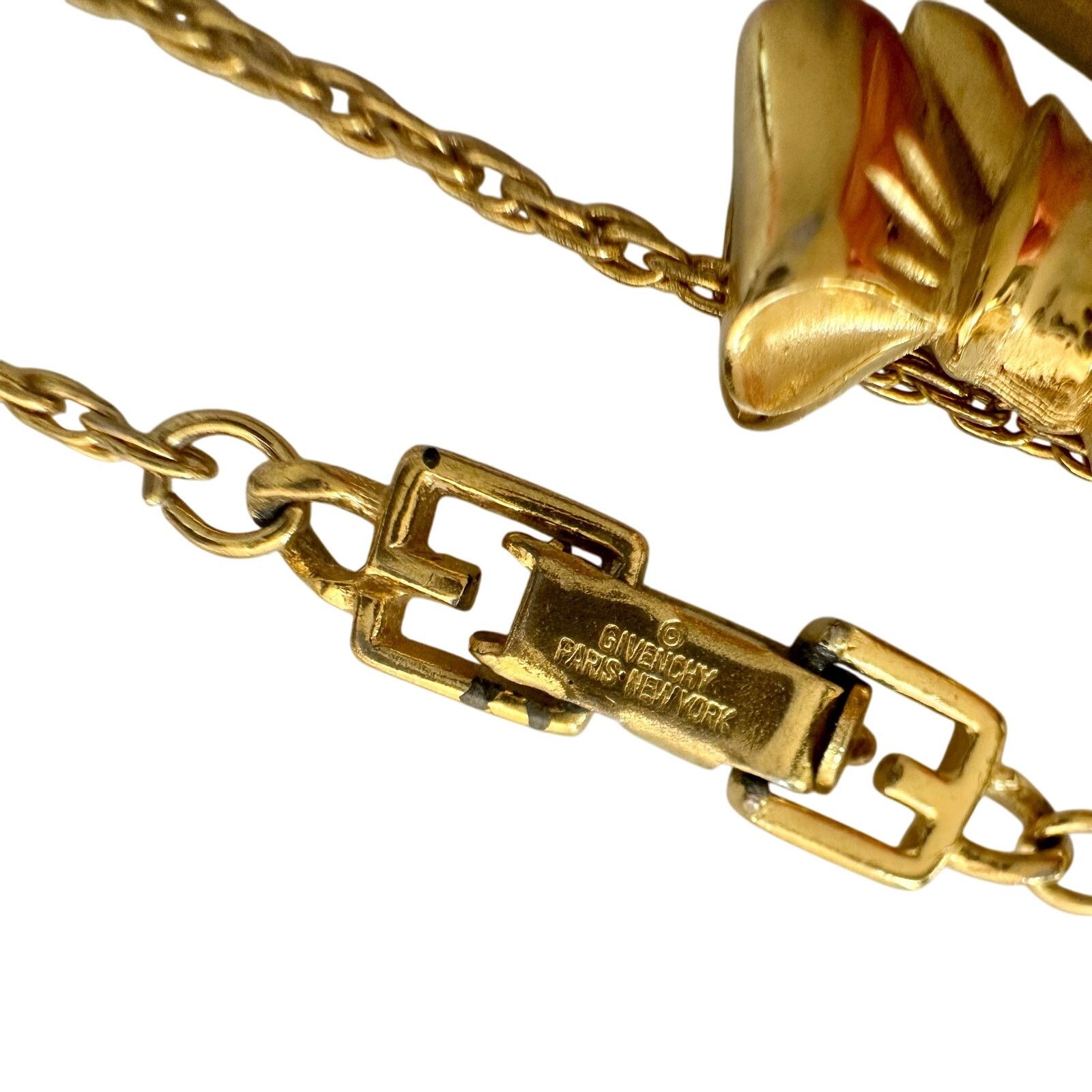 Givenchy Givenchy G with Big Bow Gold Plated Necklace Size ONE SIZE - 9 Thumbnail