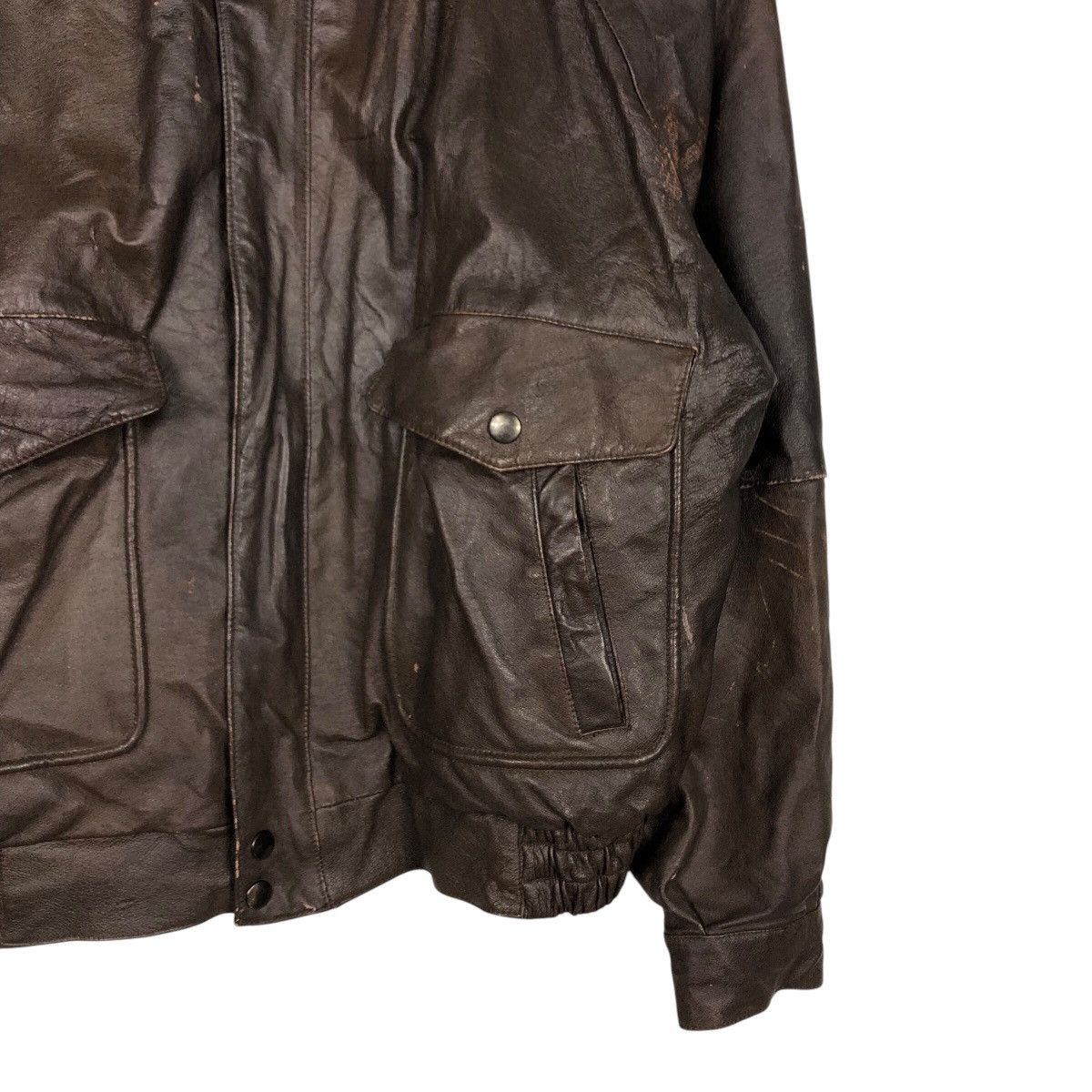 Japanese Brand 📌Vintage Genuine Leather Jacket Zufolo Blanket Issey Miyake Size US M / EU 48-50 / 2 - 6 Thumbnail
