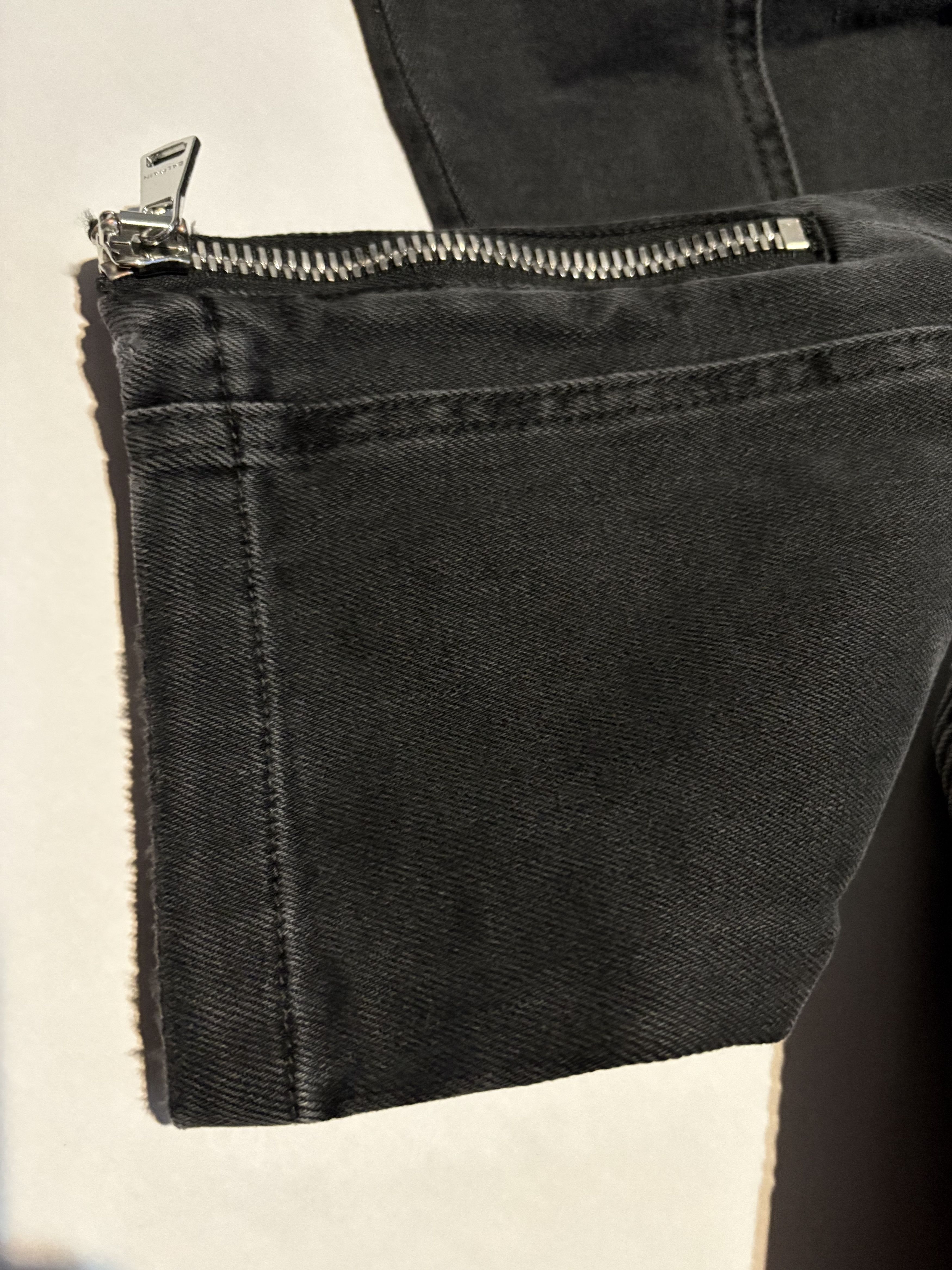 Balmain Biker jeans in faded denim Size US 32 / EU 48 - 4 Thumbnail