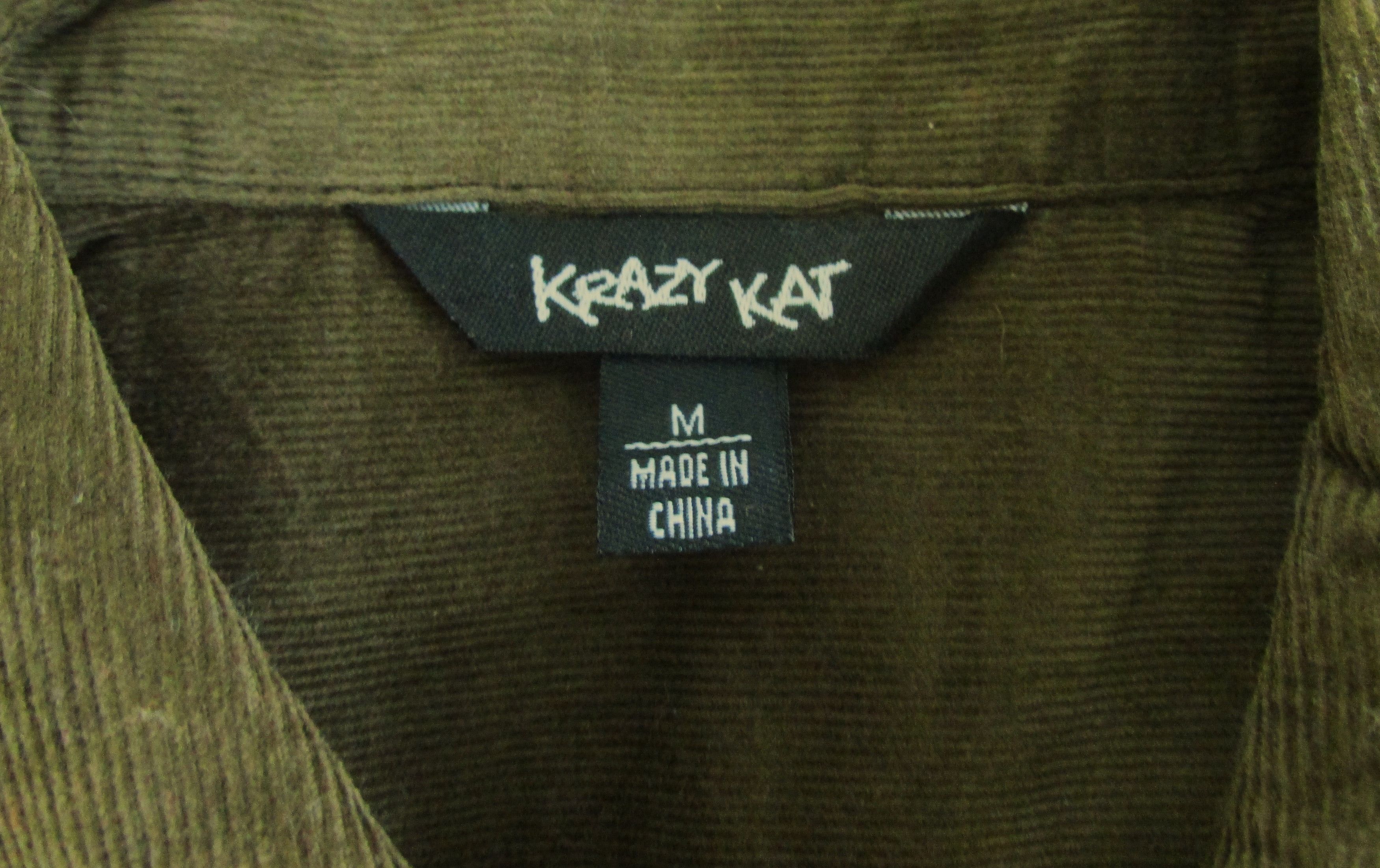 Other Krazy Kat Women's Corduroy Shirt Size Medium Junior Size M / US 6-8 / IT 42-44 - 2 Thumbnail