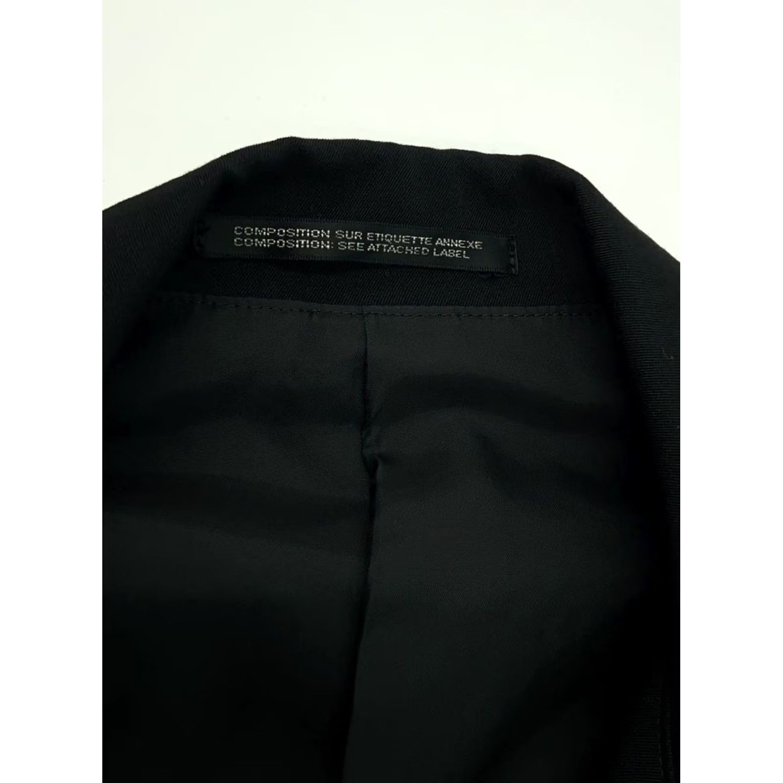 Yohji Yamamoto Yohji Yamamoto Y's Jacket Women Black Size M Asymmetric Double-Zip Wool Used Size M / US 6-8 / IT 42-44 - 3 Thumbnail