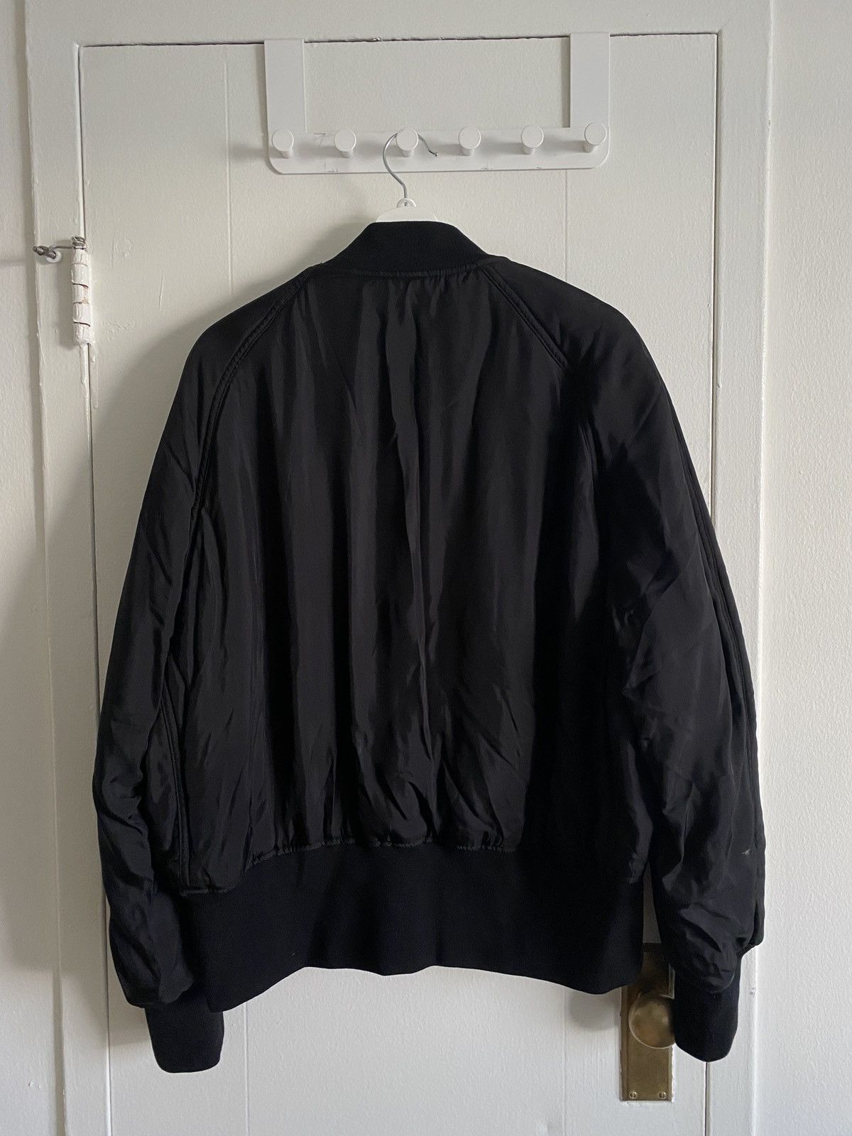 Jil Sander Jil Sander Mainline Oversized Padded Bomber Jacket Black 52 Size US L / EU 52-54 / 3 - 3 Thumbnail