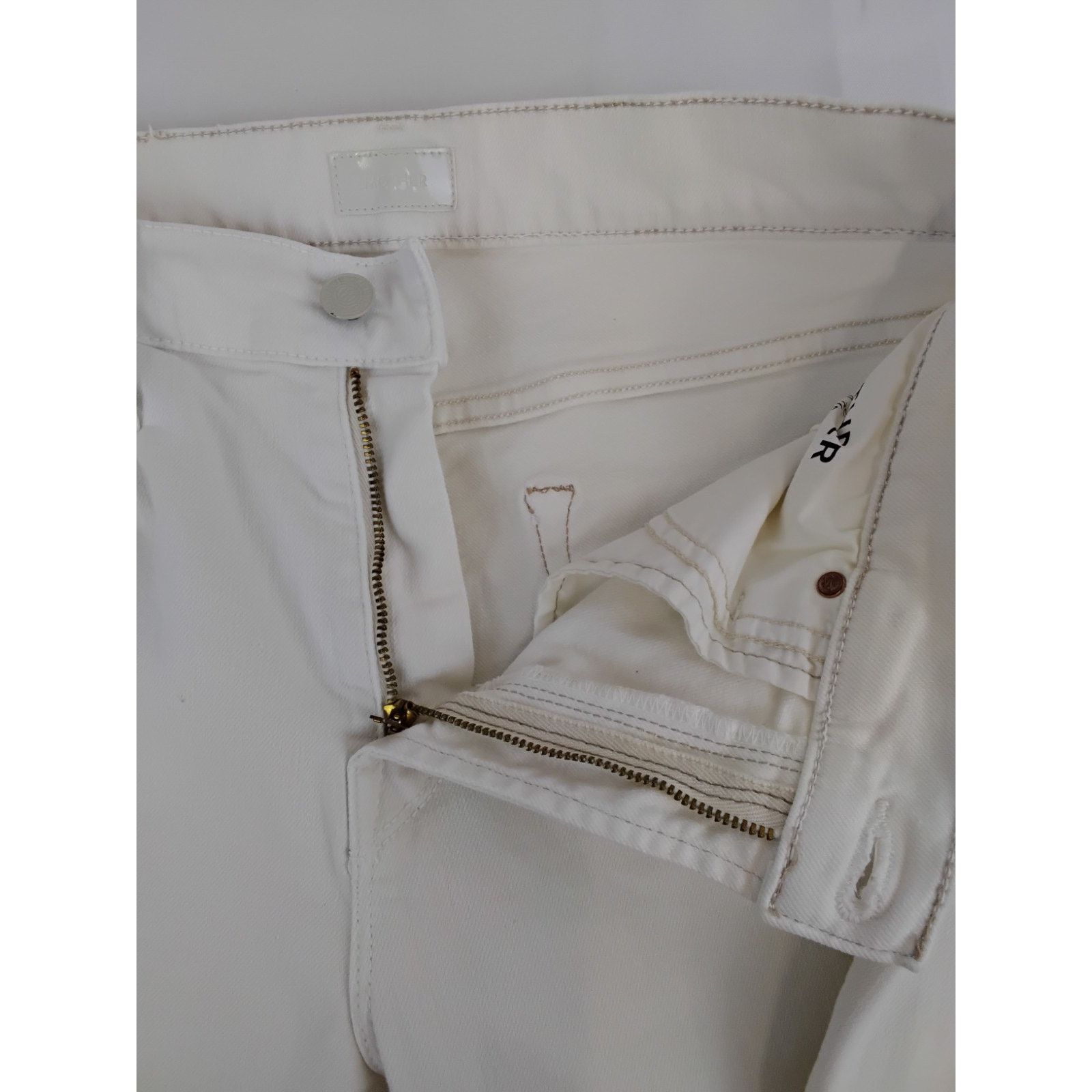 MOTHER Mother The Mid Rise Dazzler Jeans Women's 29 White Crop Size 29" - 10 Thumbnail