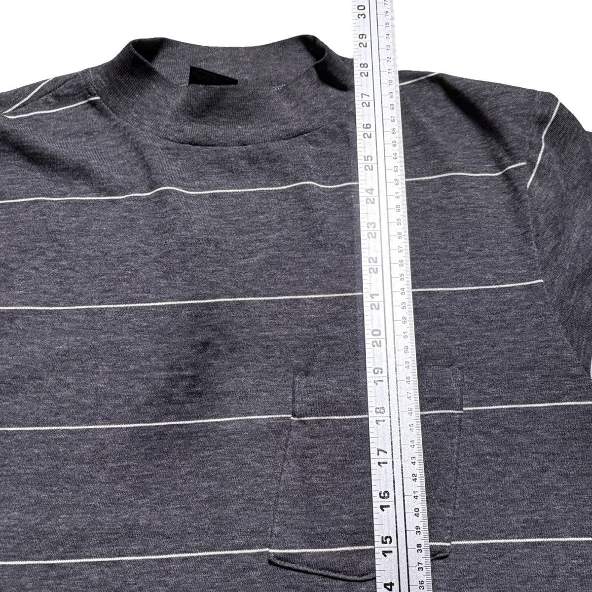 Other Vintage 80s Patrick Gray Striped Long Sleeve Distressed L Size US L / EU 52-54 / 3 - 6 Thumbnail