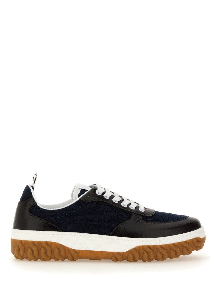 Thom Browne THOM BROWNE TRAINER "LETTERMAN" - BLUE (US 6) Size US 6 / EU 39 - 1 Thumbnail