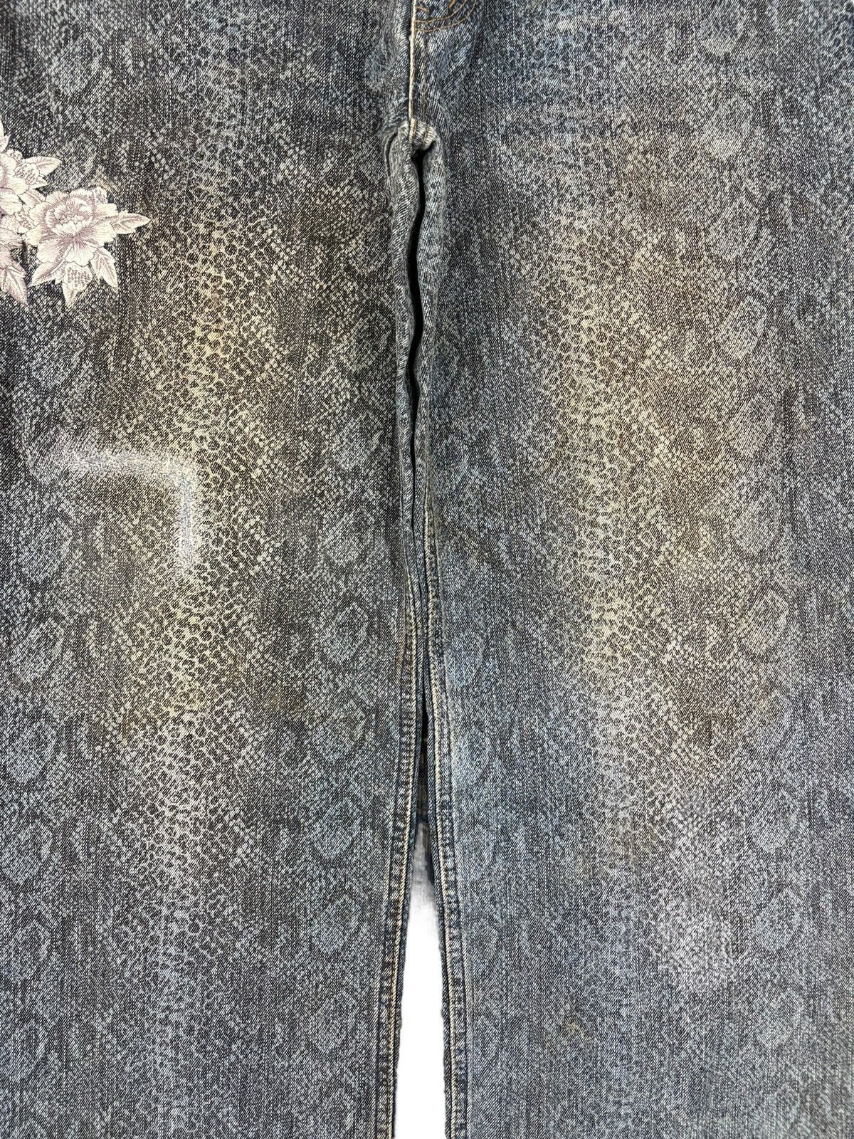 Japanese Brand Vintage Karakuri Tamashi Sugoi Snake Skin Baggy Jeans Size US 40 / EU 56 - 5 Thumbnail